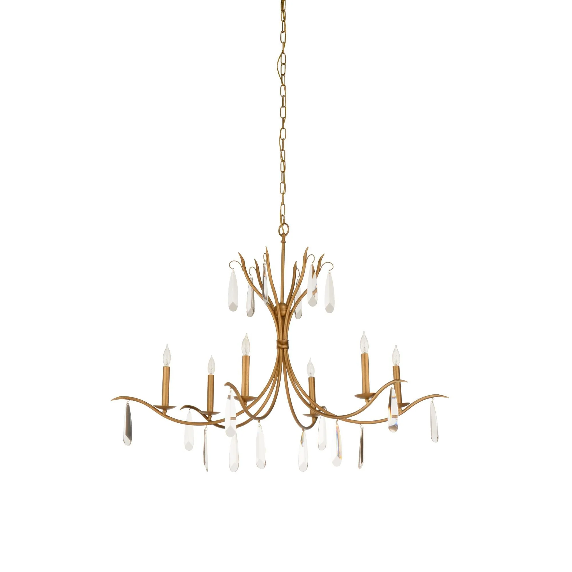 Chelsea House Chelsea Housegeneral Giulia 48 Inch 6 Light Chandelier Cp770517 - Image 2