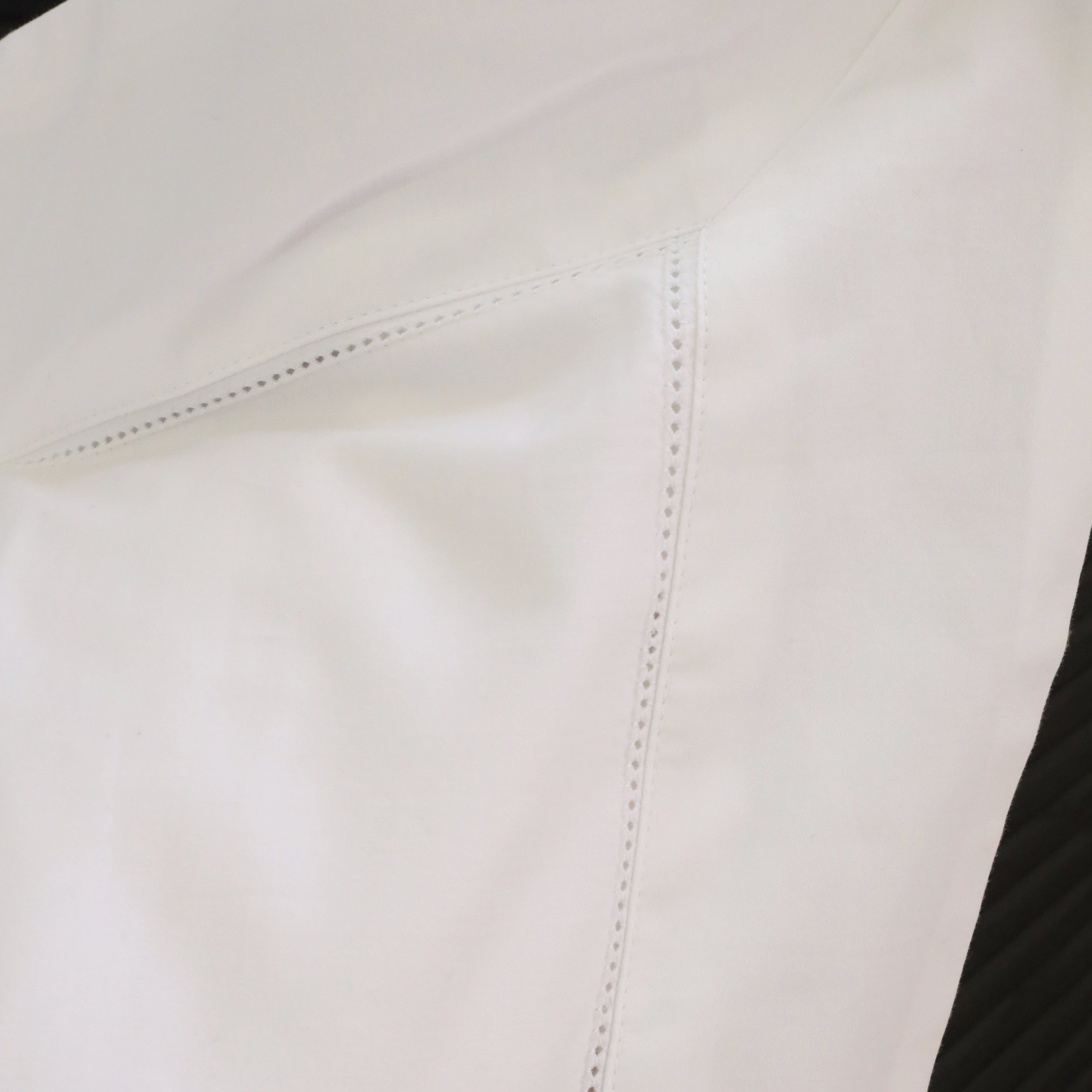 Pom Pom at Home Classico Hemstitch White Cotton Sateen Duvet Cover Set ~ Available in Twin, Queen and King Sizes - Image 3