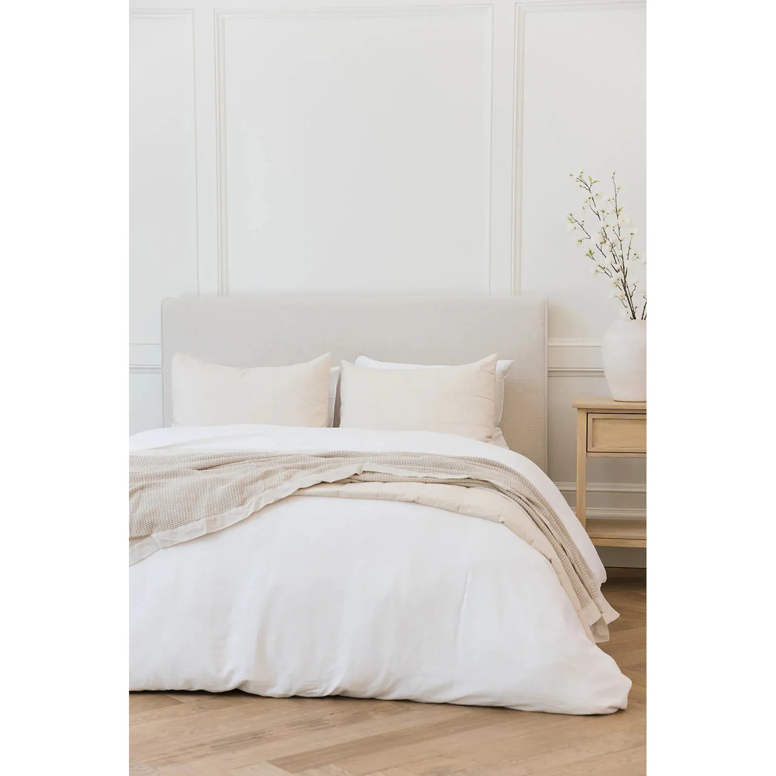 Cozy Earth Driftwood Waffle Throw Blanket - Image 1