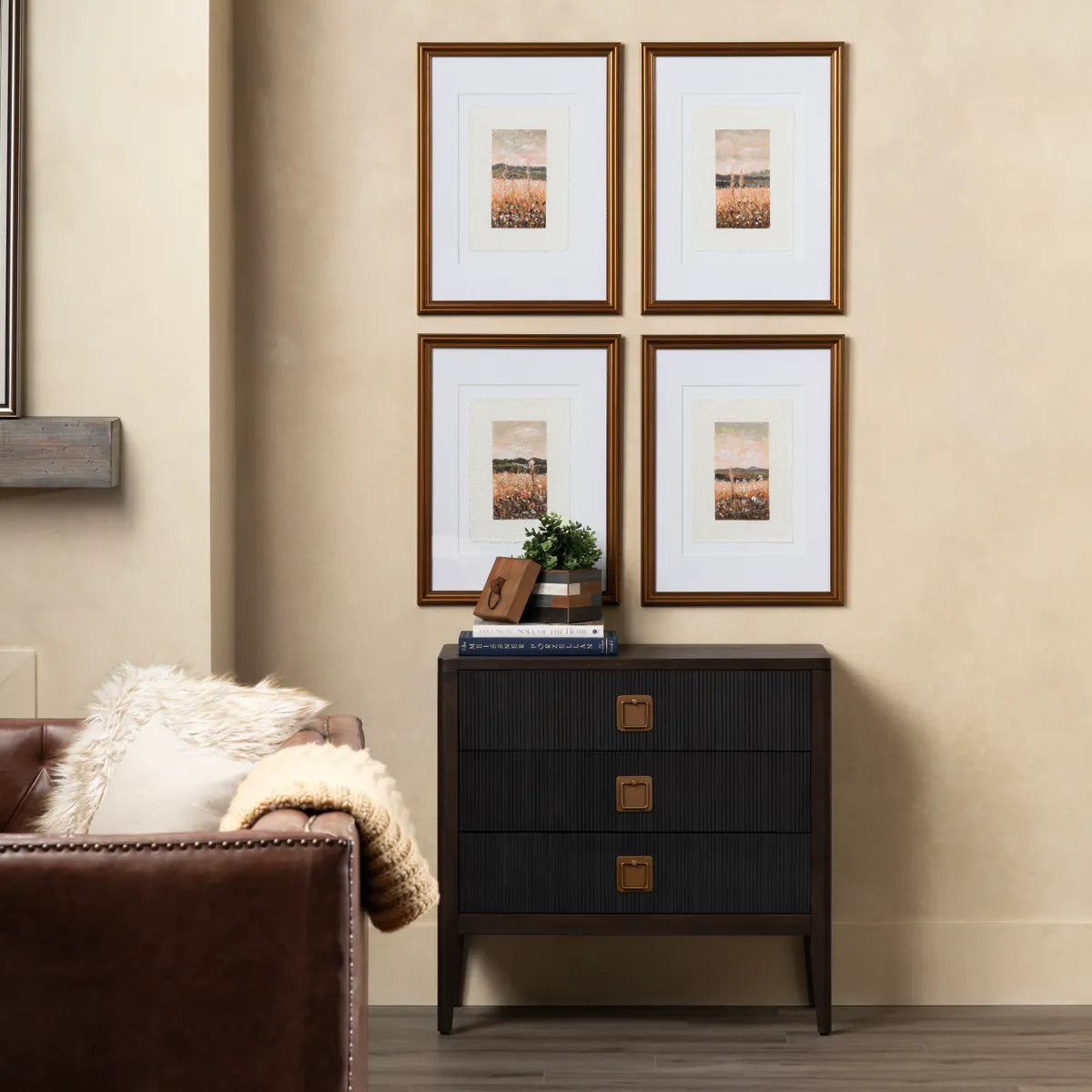 Crestview Collection Meadows Wall Art ~ Set Of 4 - Image 1