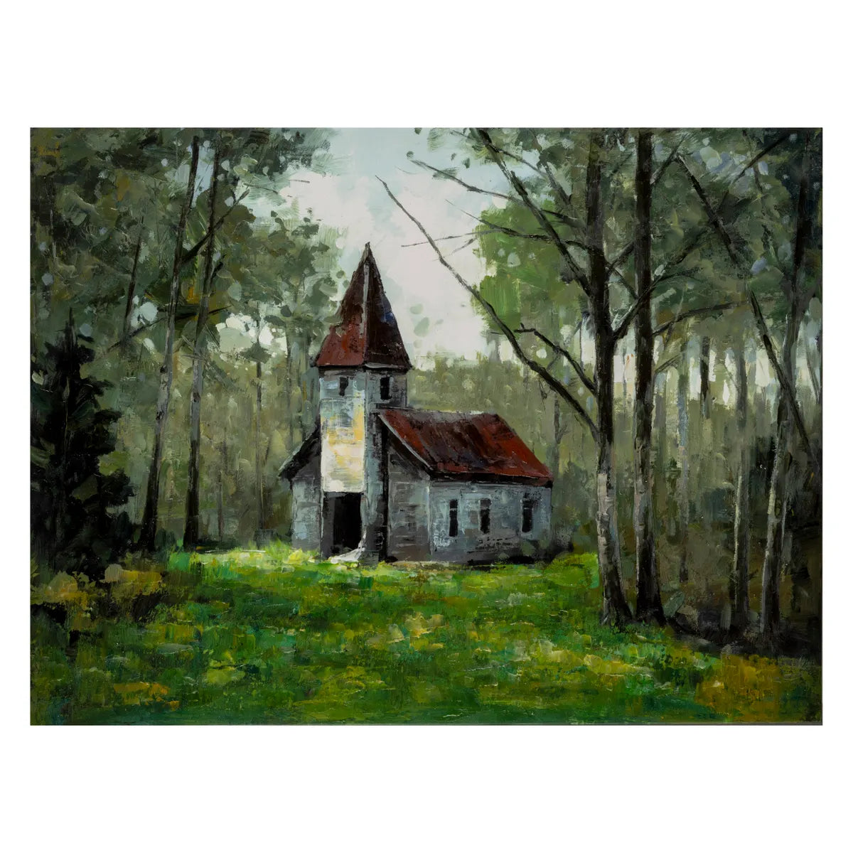 Crestview Collection Parish Hand Painted Wall Art - Image 1