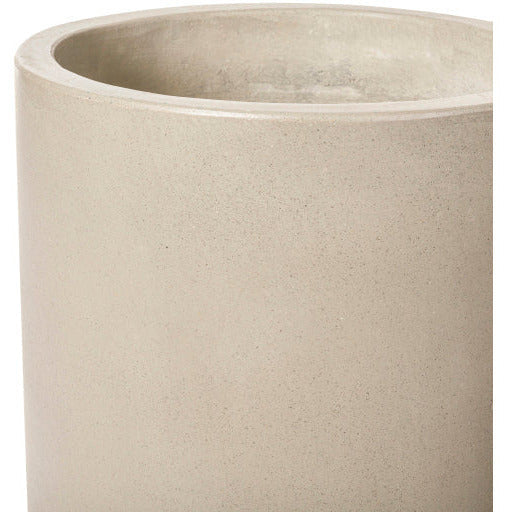 Surya Seastone Collection Modern Set of 3 Brushed Matte Gray Concrete Outdoor Floor Vases SST-007 - Image 2