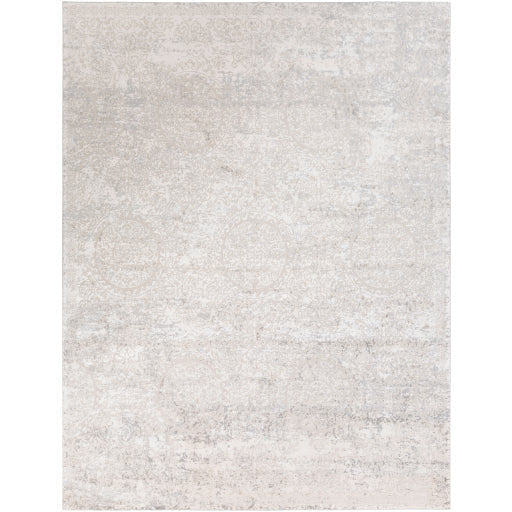 Surya Rugs Aisha Collection Light Gray & Off White Area Rug AIS-2307 - Image 1