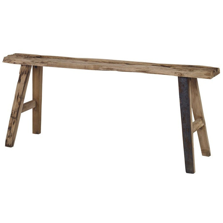 Uttermost Paddock Reclaimed Wood Rustic Modern Bench - Image 3