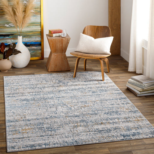 Surya Rugs Carmel Collection Light Gray, Off White, Gray, Mustard, Brown & Dark Blue Area Rug CRL-2309 - Image 1