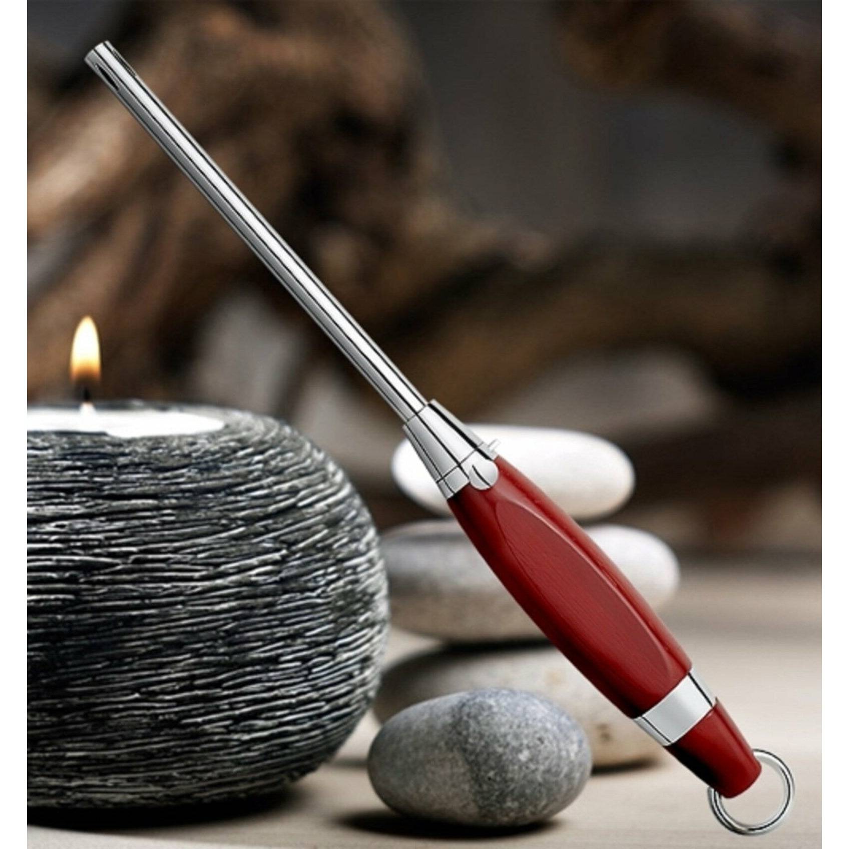 Social Light Geneva Cayenne Bamboo Decorative Lighter Butane Refillable - Image 2