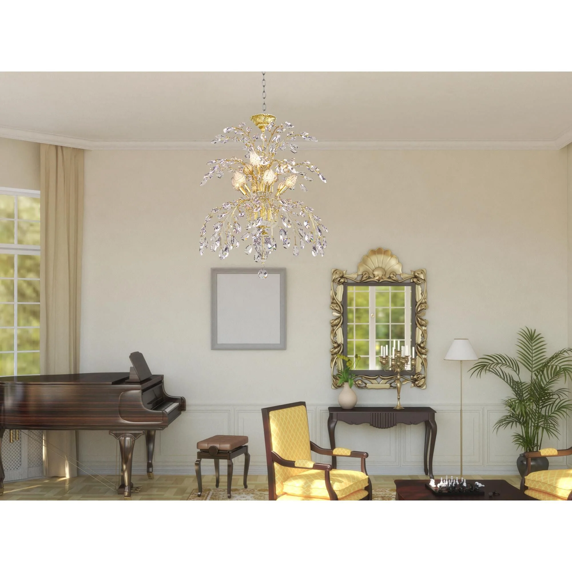 Dale Tiffany Wallington 24 Inch 9 Light Chandelier Cp734351 - Image 2