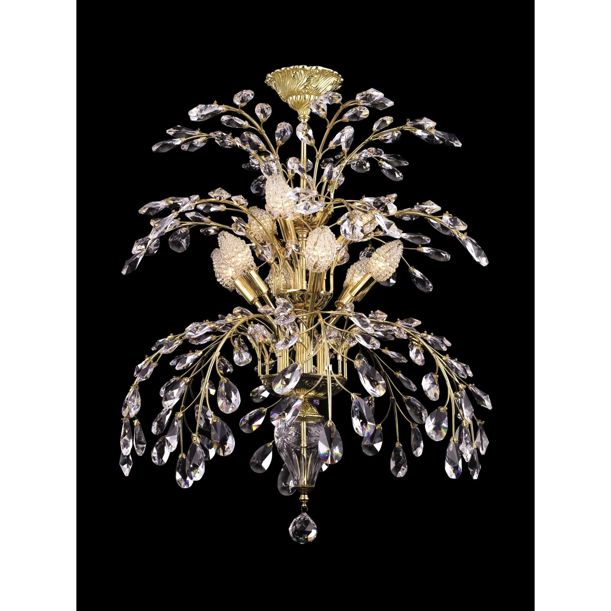 Dale Tiffany Wallington 24 Inch 9 Light Chandelier Cp734351 - Image 1