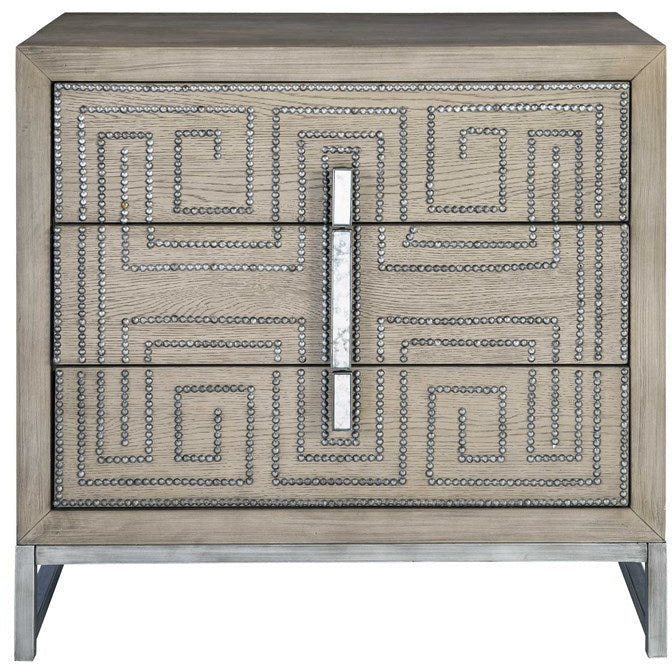 Uttermost Devya Modern 3 Drawer Accent Chest - Image 2