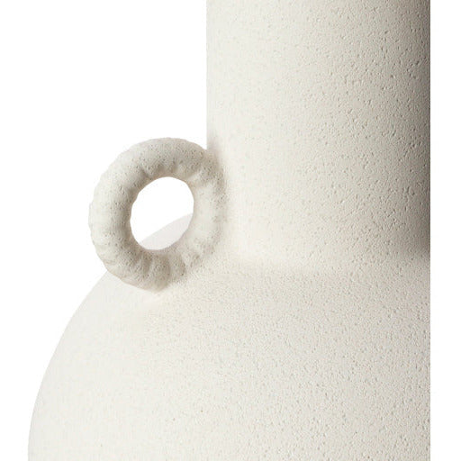 Surya Acanceh Collection Set of 3 Modern White Ceramic Vases CCH-002 - Image 2