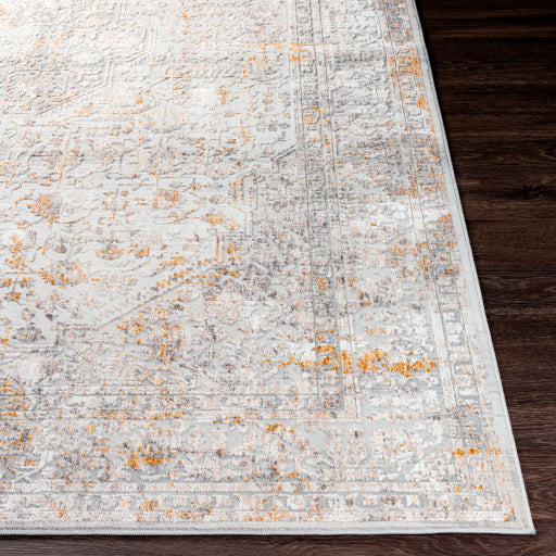 Surya Rugs Carmel Collection Taupe, Blue, Mustard, Off White & Light Gray Area Rug CRL-2318 - Image 3