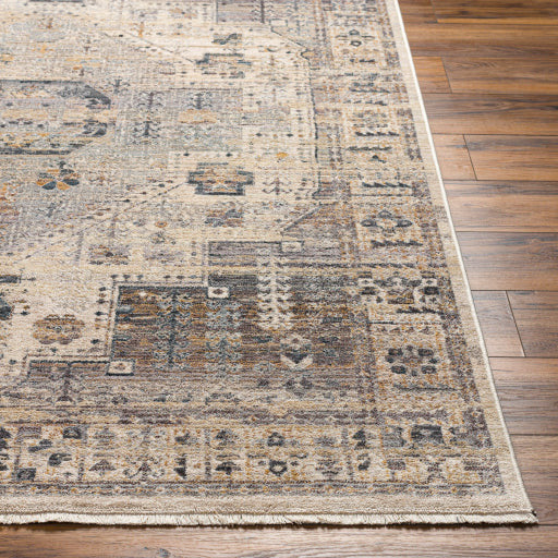 Surya Rugs Aida Collection Beige, Gray, Tan, Ivory, Deep Teal & Charcoal Area Rug AAD-2307 - Image 3