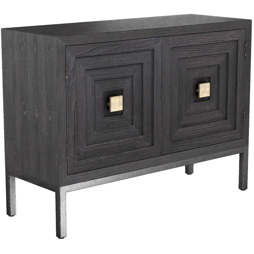 Uttermost Aiken Dark Ebony 2 Door Cabinet Chest - Image 3
