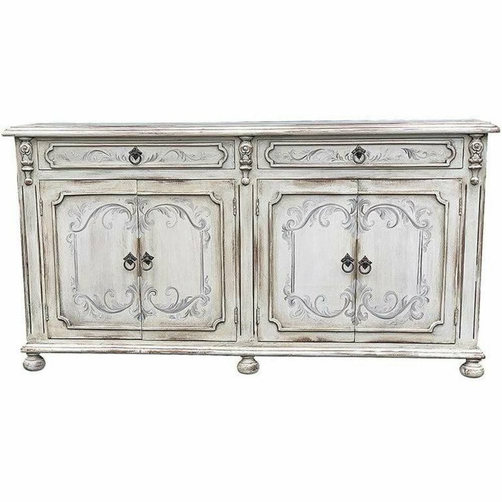 Casa Bonita Peruvian Hand-Painted Carved Wood Tammy Buffet