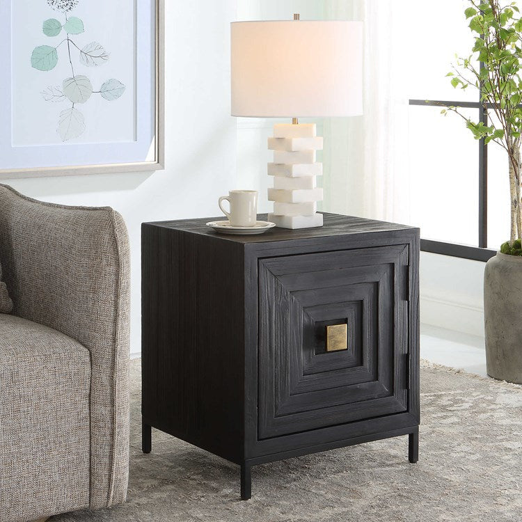 Uttermost Aiken Dark Ebony Cabinet