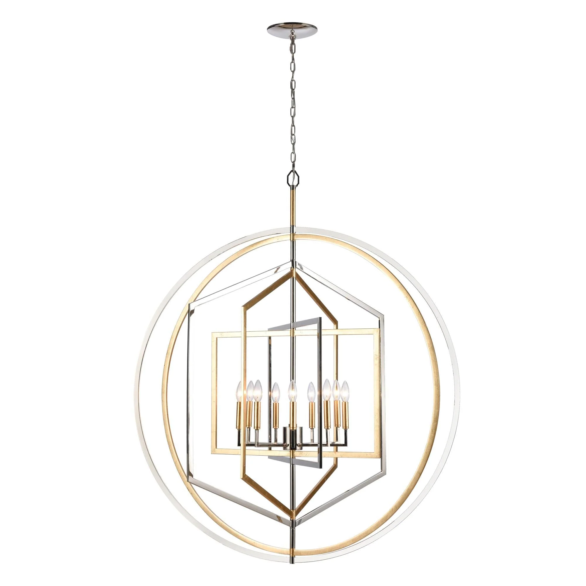 Elk Lighting Geosphere 46 Inch 9 Light Chandelier Cp779430 - Image 2