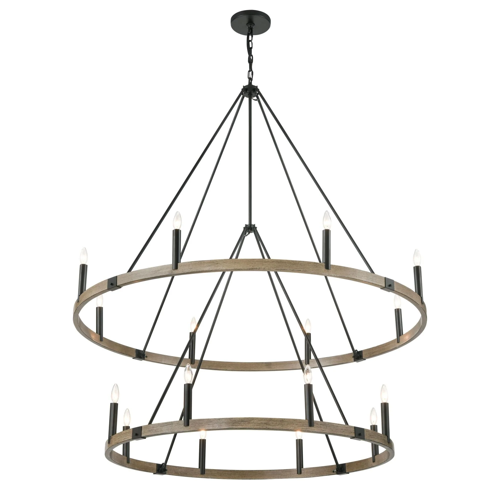 Elk Lighting Transitions 56 Inch 16 Light Chandelier Cp547797 - Image 3