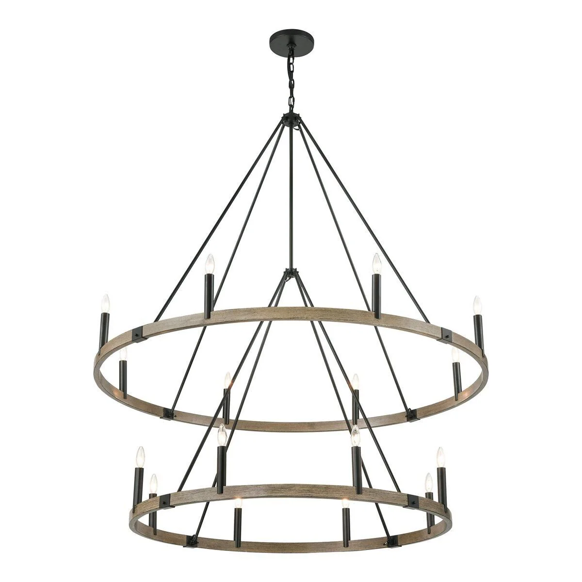 Elk Lighting Transitions 56 Inch 16 Light Chandelier Cp547797 - Image 1