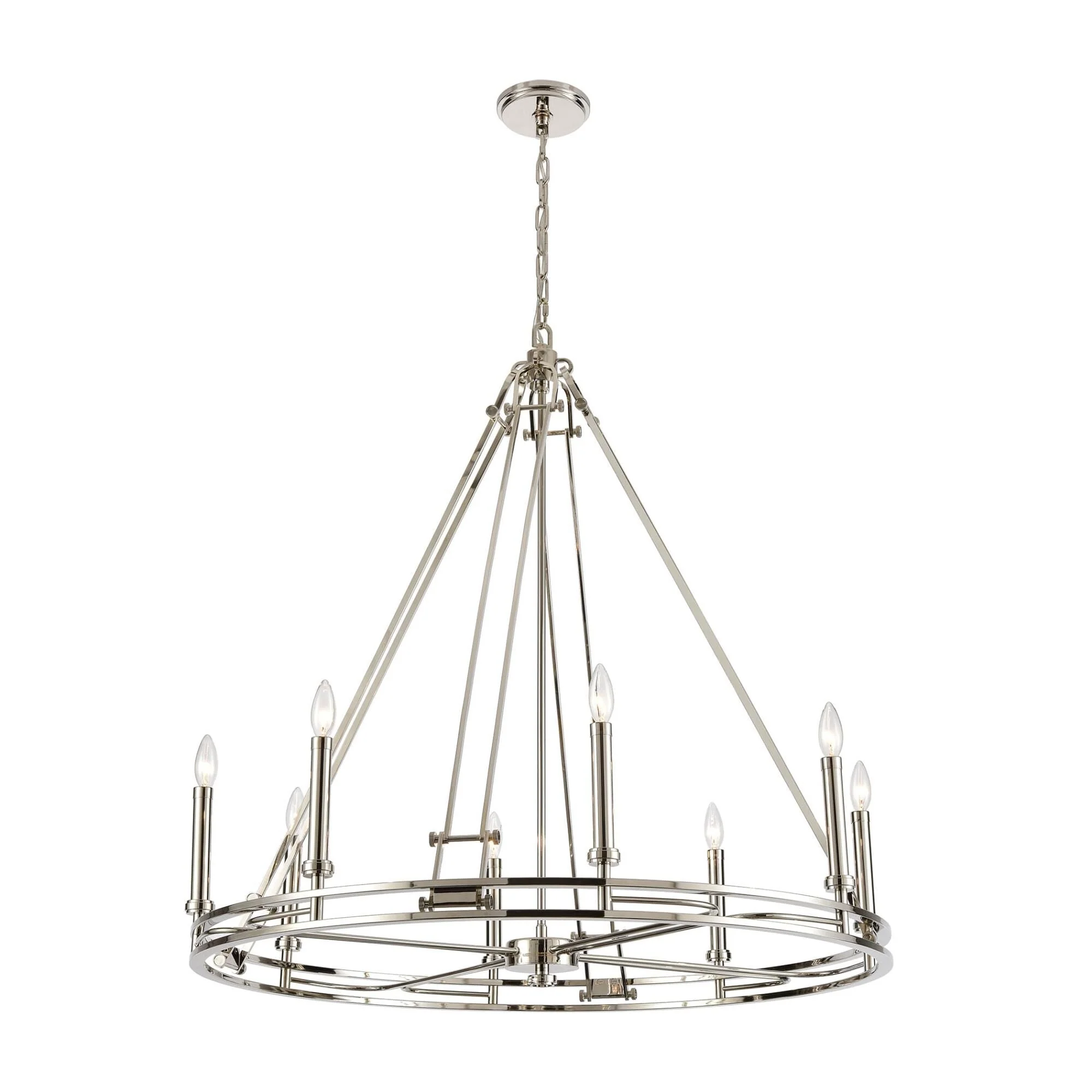 Elk Lighting Bergamo 36 Inch 8 Light Chandelier Cp377690 - Image 3