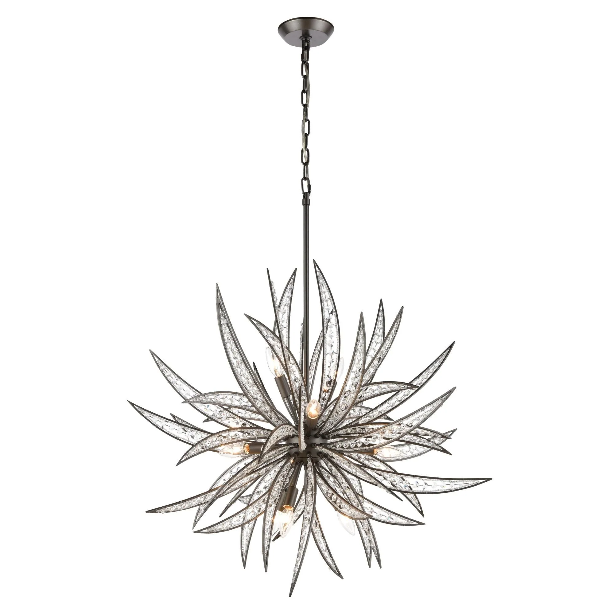 Elk Lighting Naples 34 Inch Large Pendant Cp377797 - Image 3