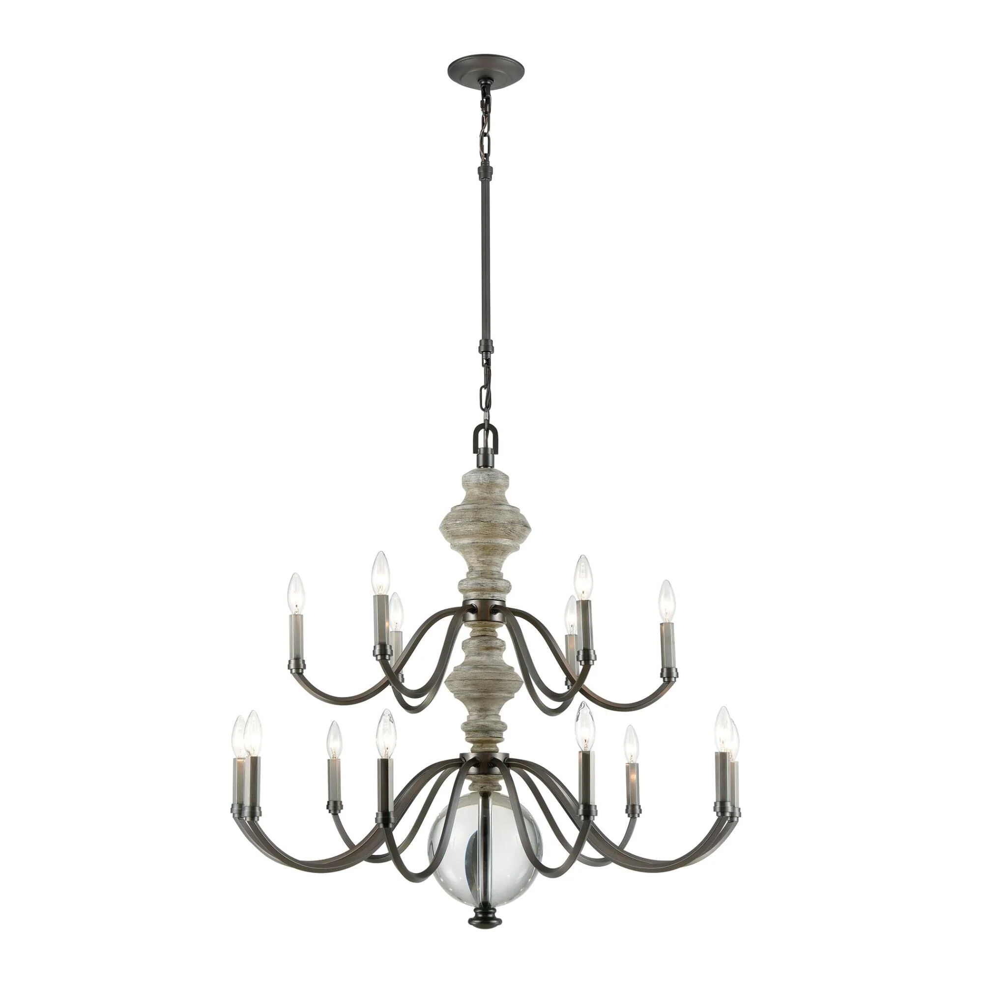 Elk Lighting Neo Classica 36 Inch 15 Light Chandelier Cp377689 - Image 2