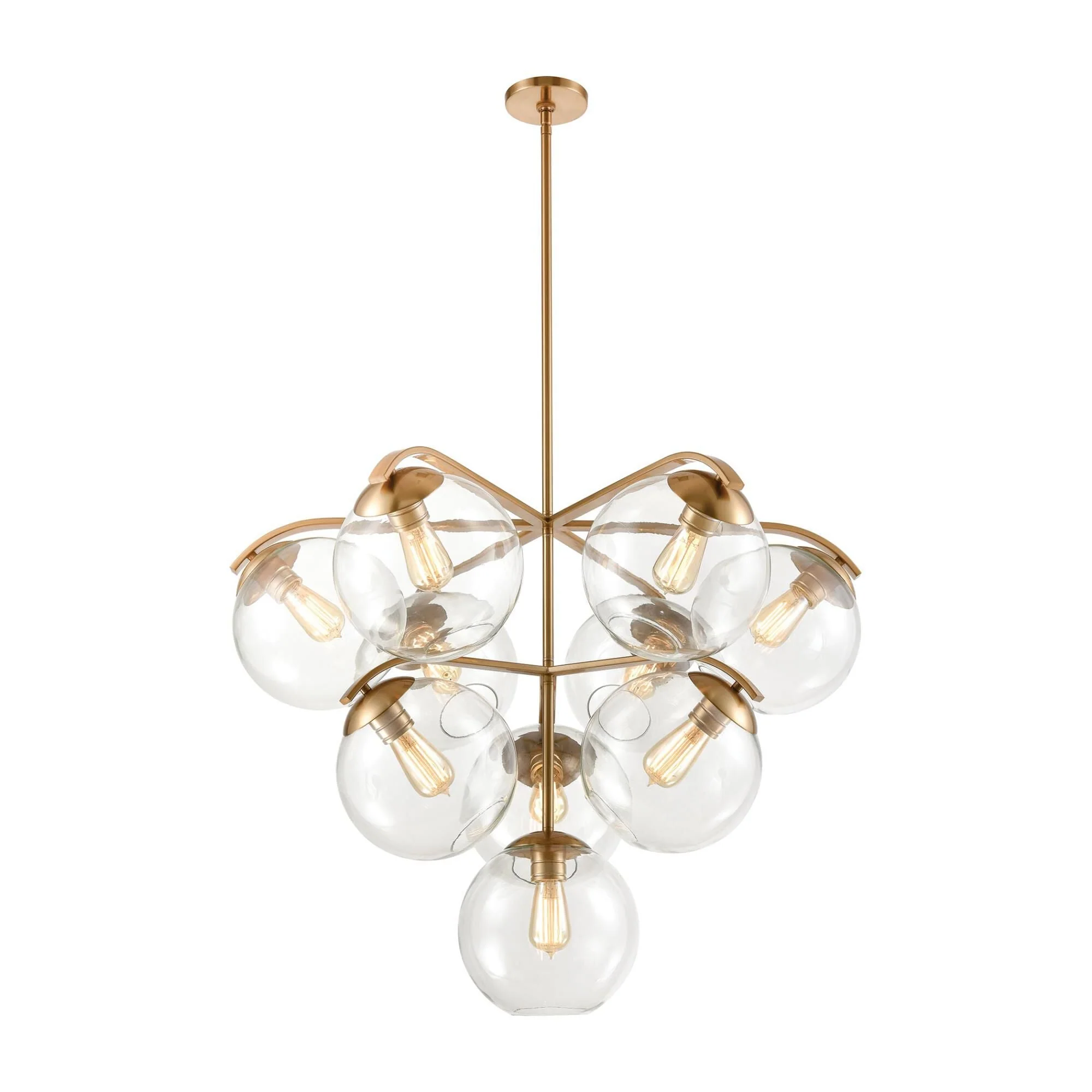 Elk Lighting Collective 36 Inch 10 Light Chandelier Cp377683 - Image 1