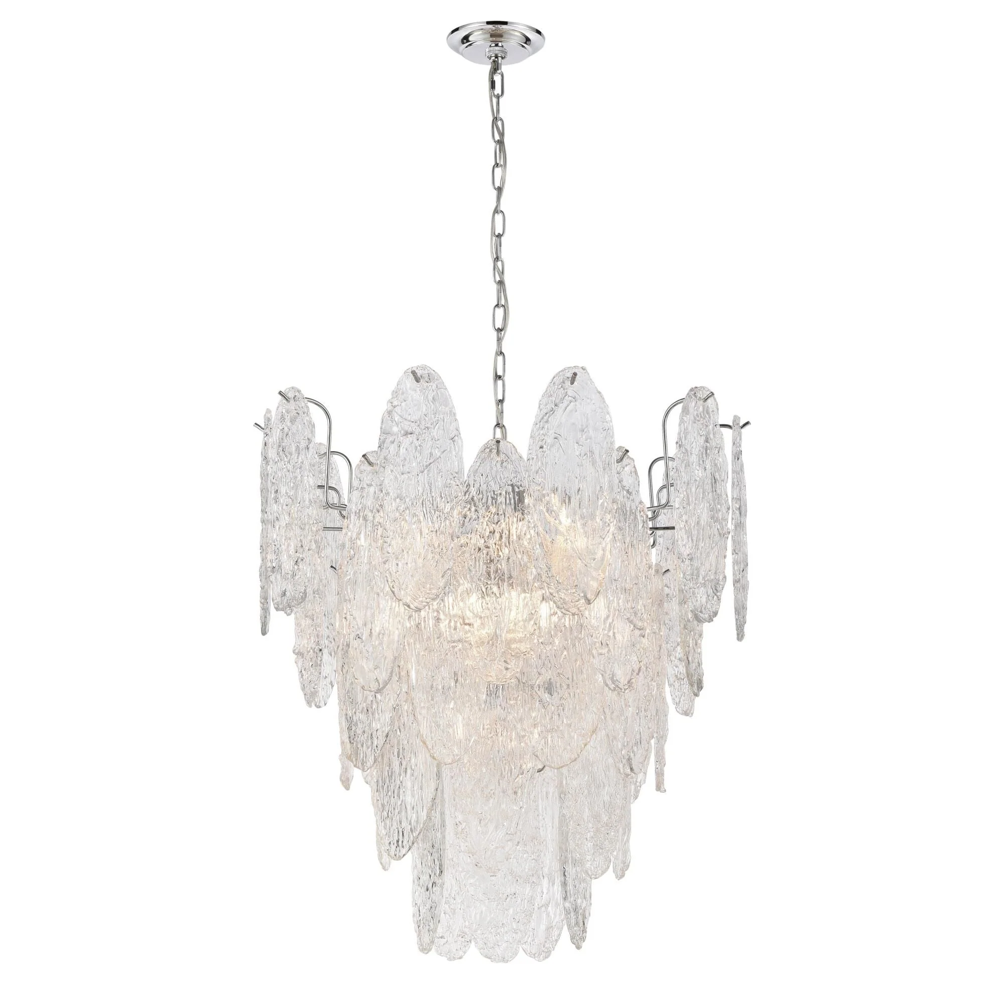 Elk Lighting Frozen Cascade 26 Inch 9 Light Chandelier Cp377679 - Image 3