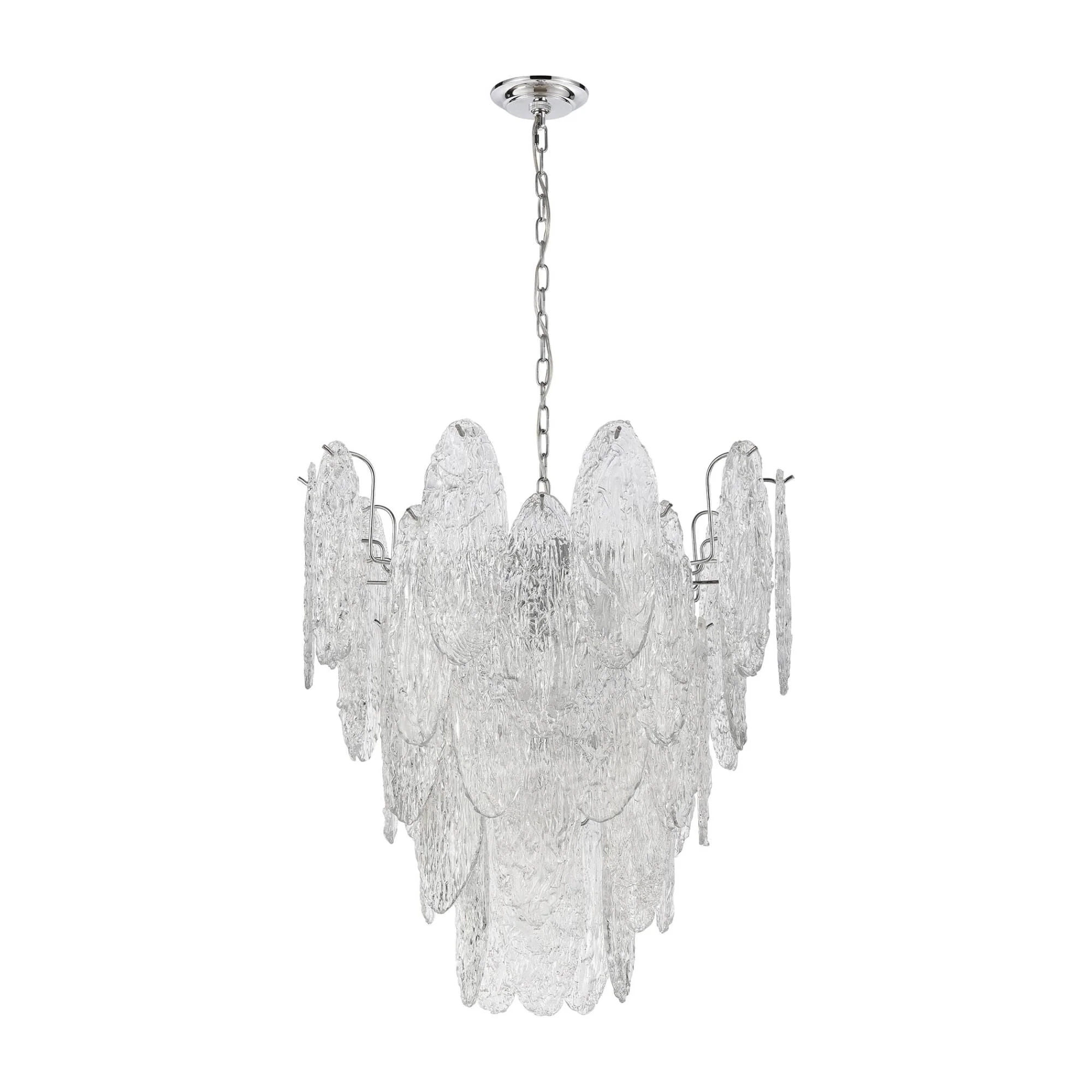Elk Lighting Frozen Cascade 26 Inch 9 Light Chandelier Cp377679 - Image 2