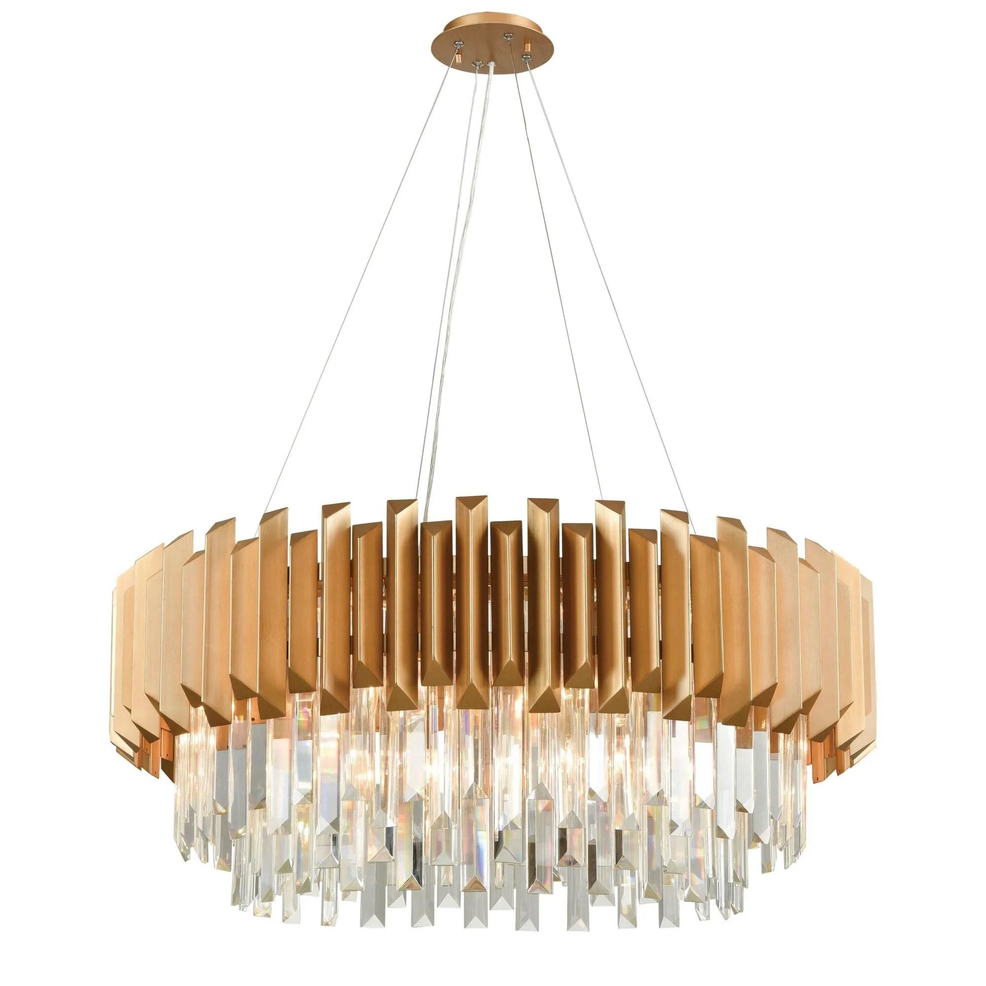 Elk Lighting Seneca Falls 34 Inch 8 Light Chandelier Cp52623 - Image 3