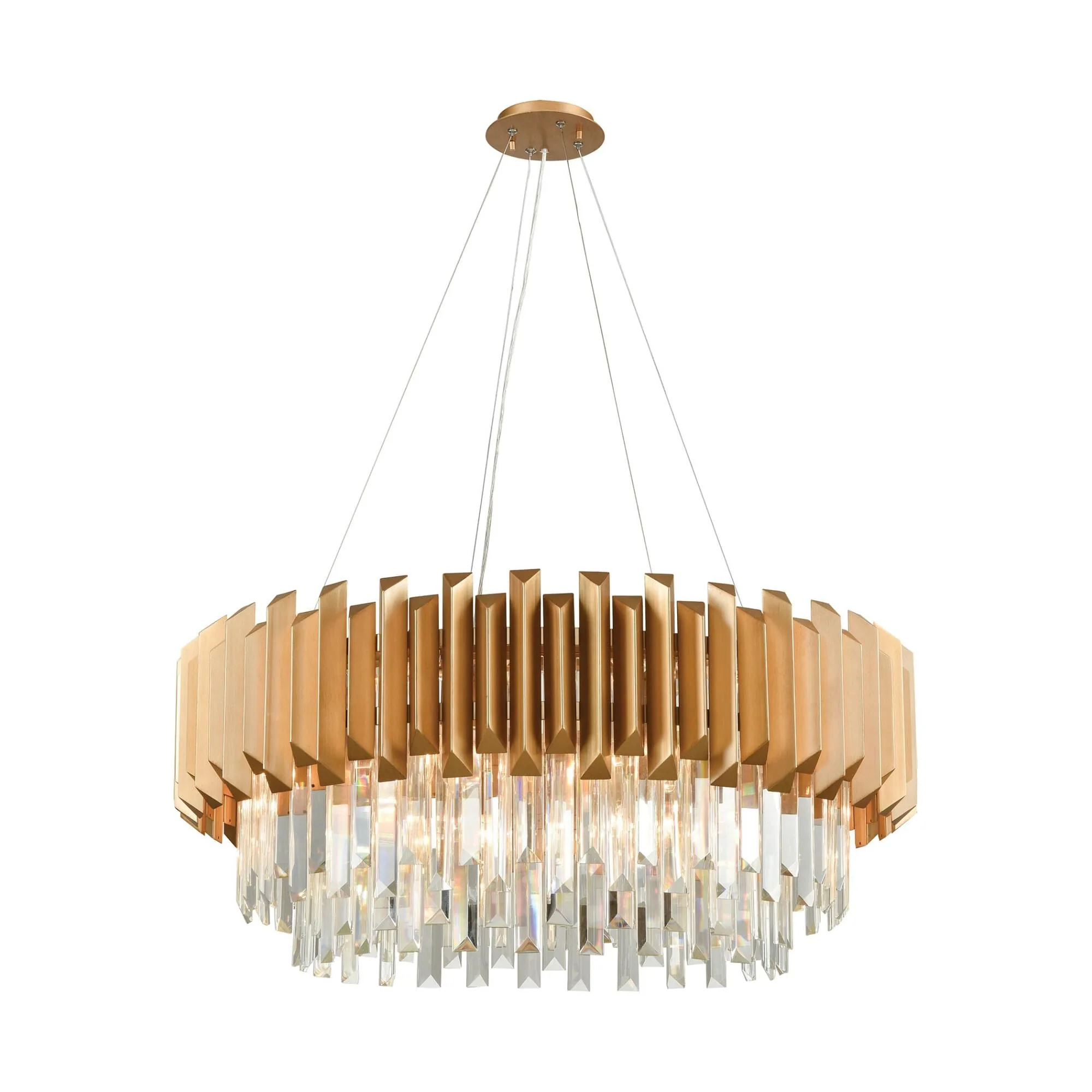 Elk Lighting Seneca Falls 34 Inch 8 Light Chandelier Cp52623 - Image 2