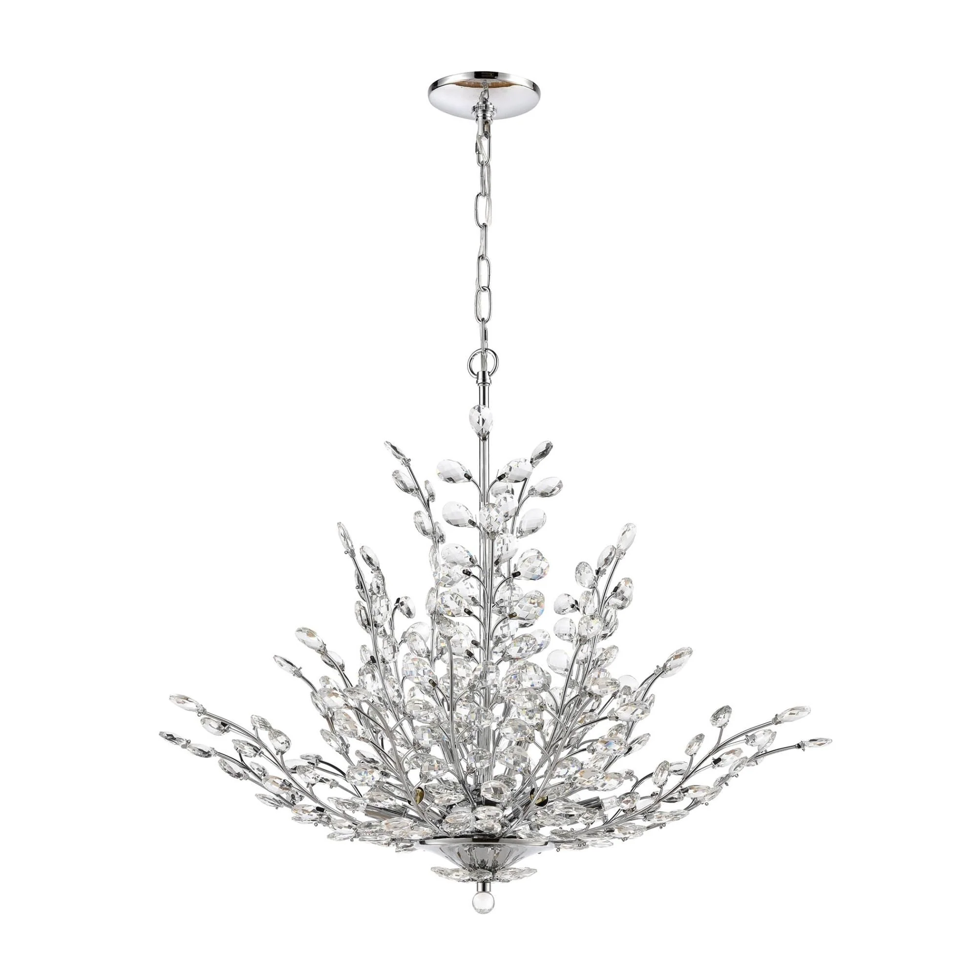 Elk Lighting Crystique 30 Inch 9 Light Chandelier Cp377676 - Image 2