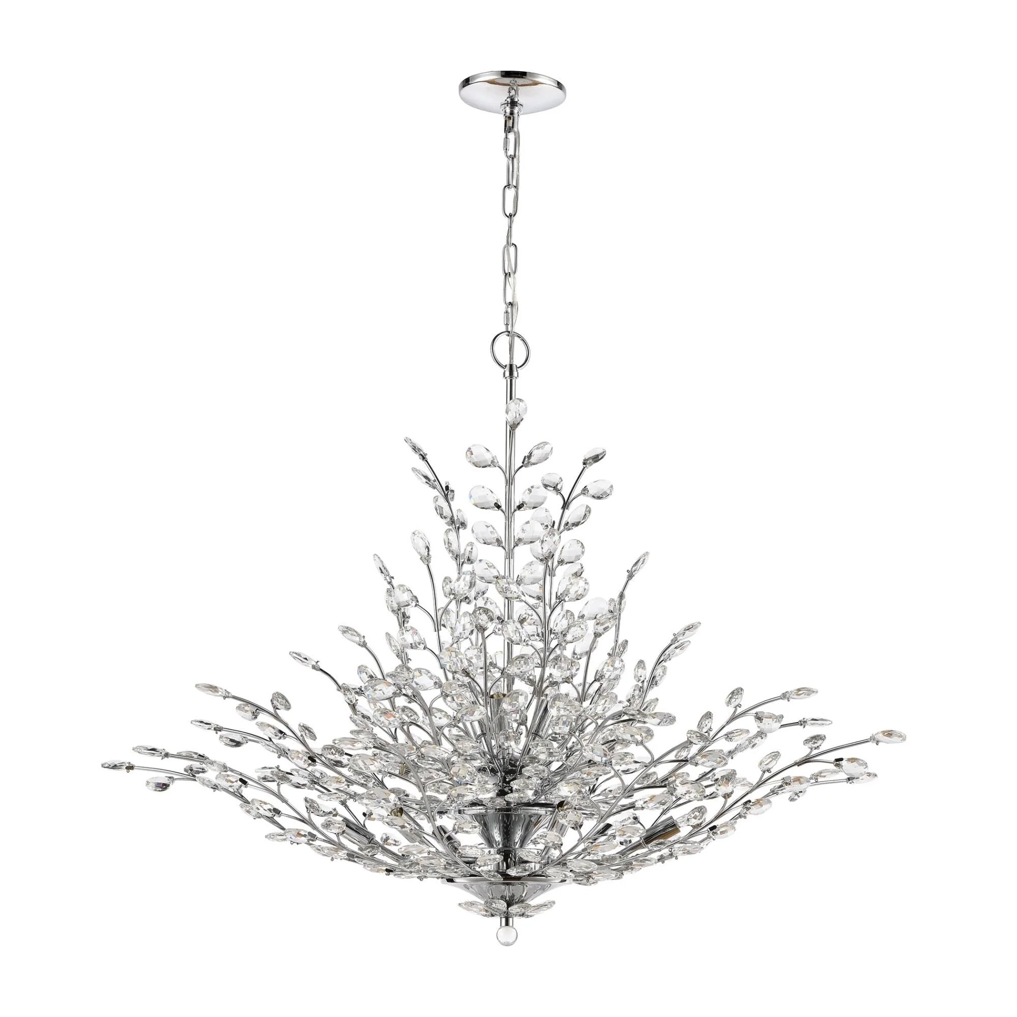 Elk Lighting Crystique 38 Inch 12 Light Chandelier Cp377684 - Image 1