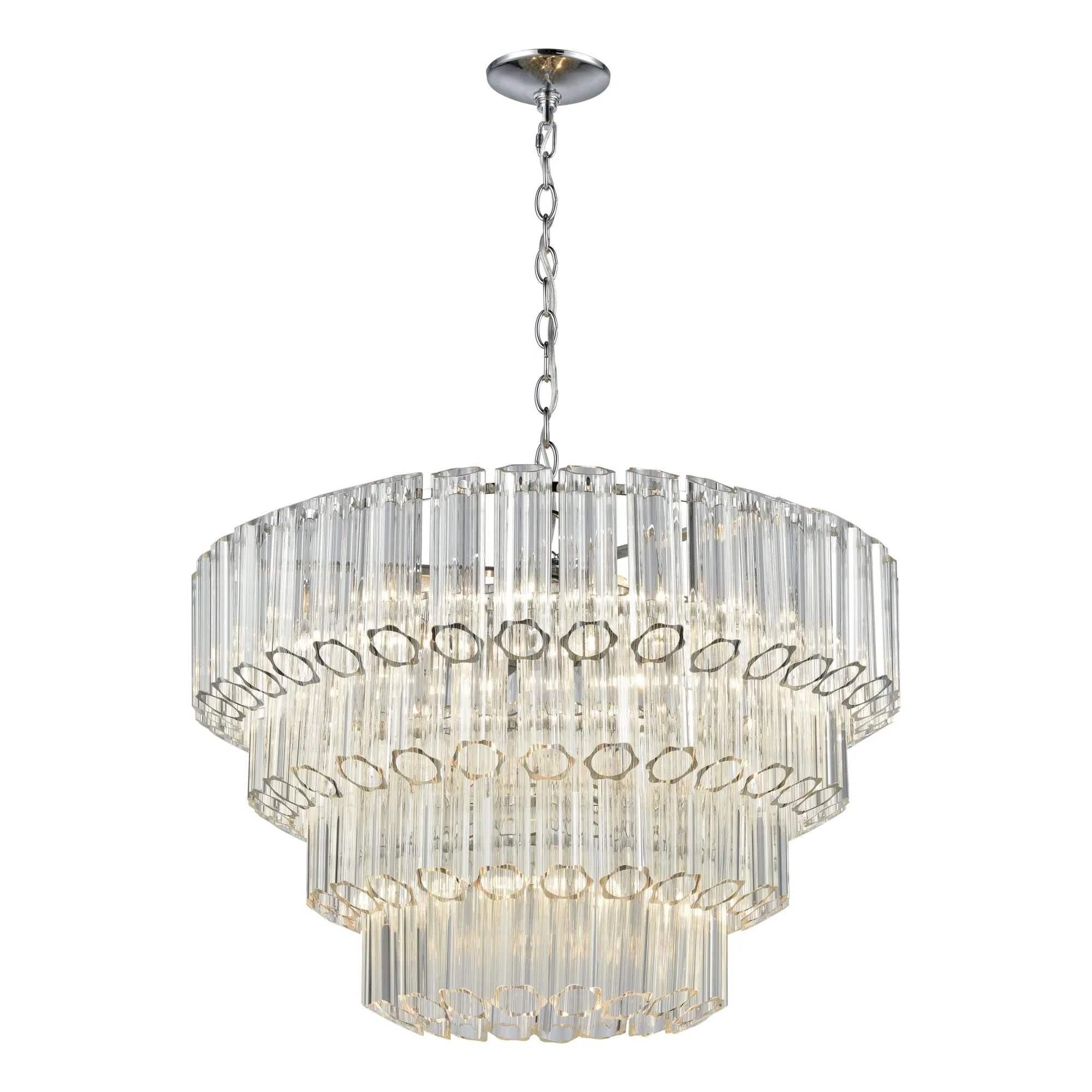 Elk Lighting Carrington 26 Inch 7 Light Chandelier Cp70214 - Image 3