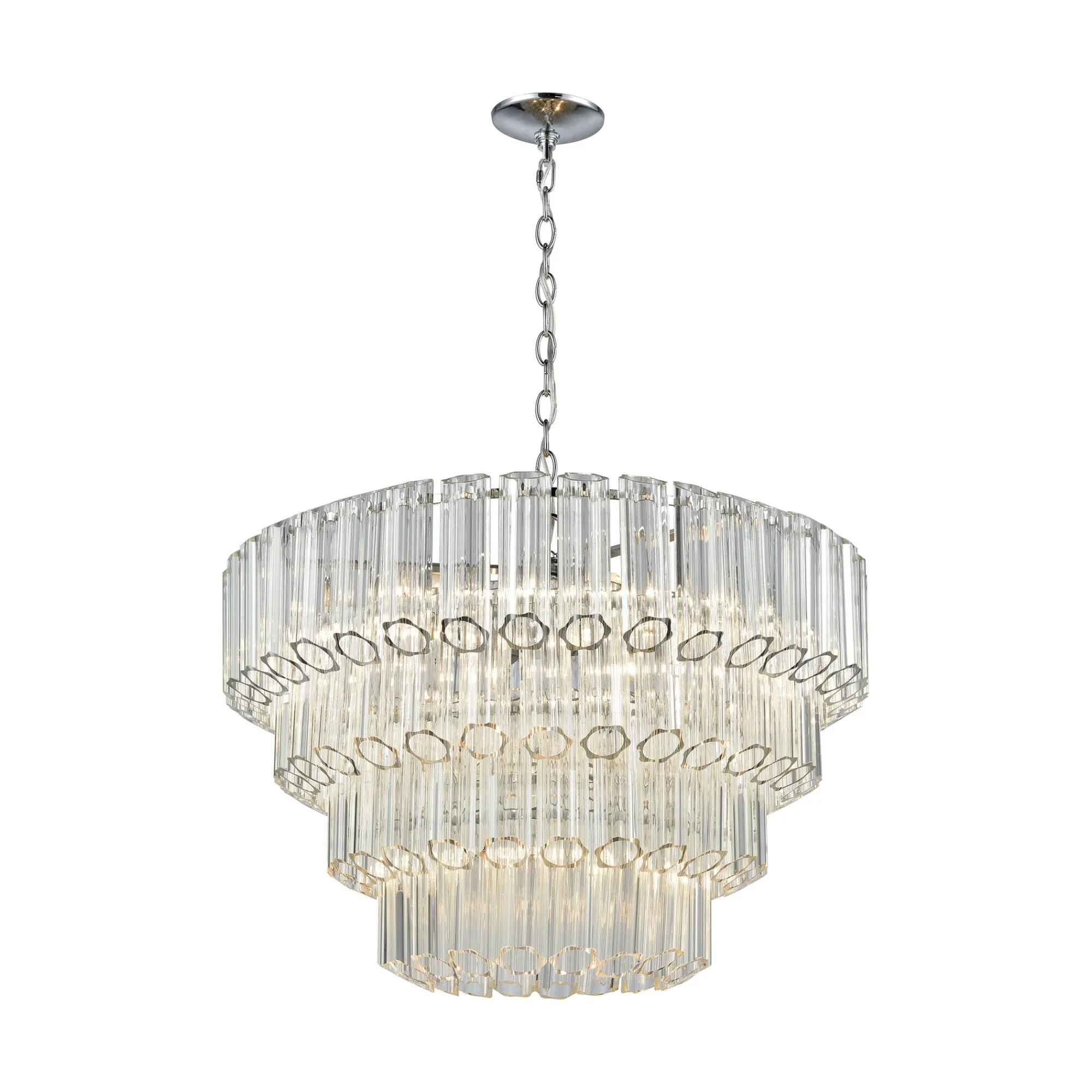 Elk Lighting Carrington 26 Inch 7 Light Chandelier Cp70214 - Image 1