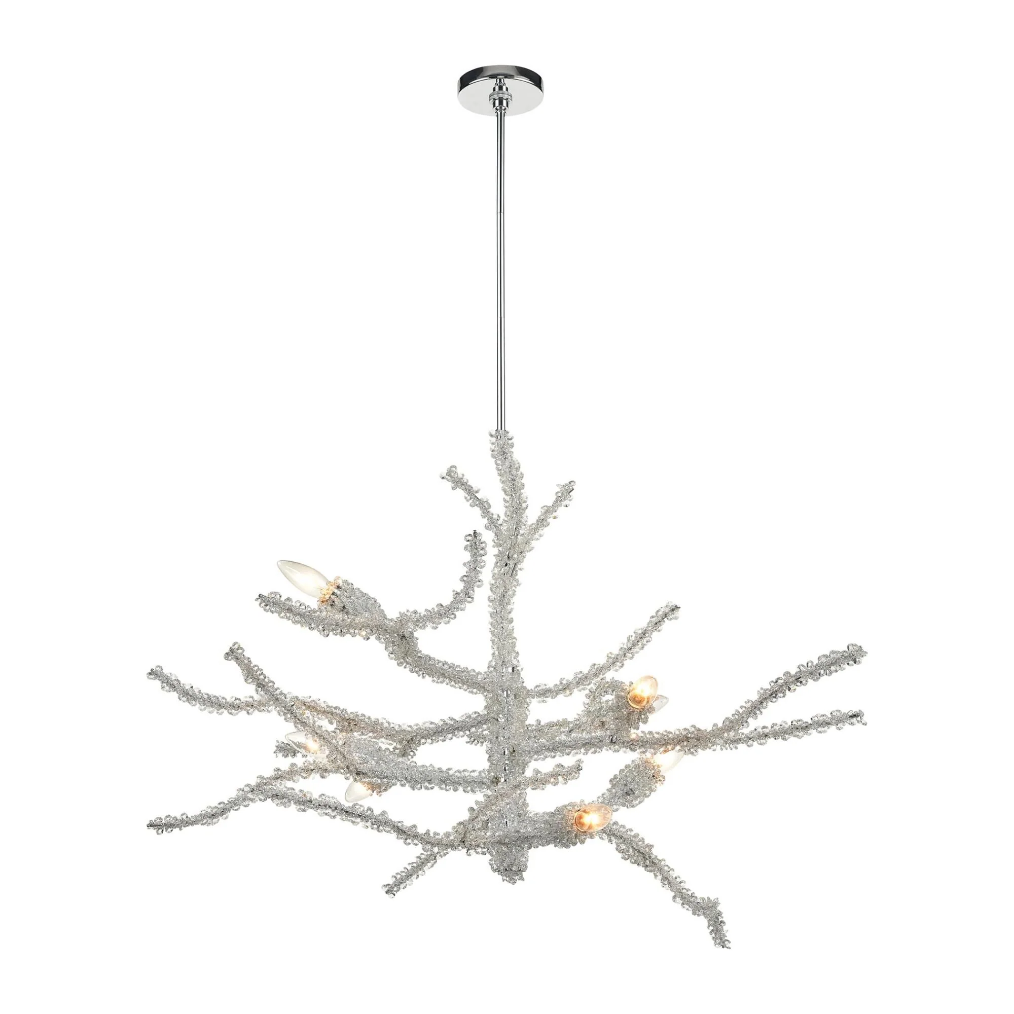 Elk Lighting Winters Spray 39 Inch 8 Light Chandelier Cp423383 - Image 2