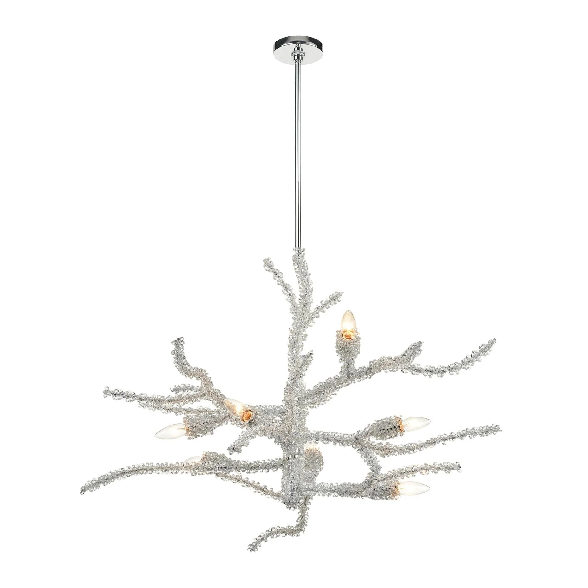 Elk Lighting Winters Spray 39 Inch 8 Light Chandelier Cp423383 - Image 3