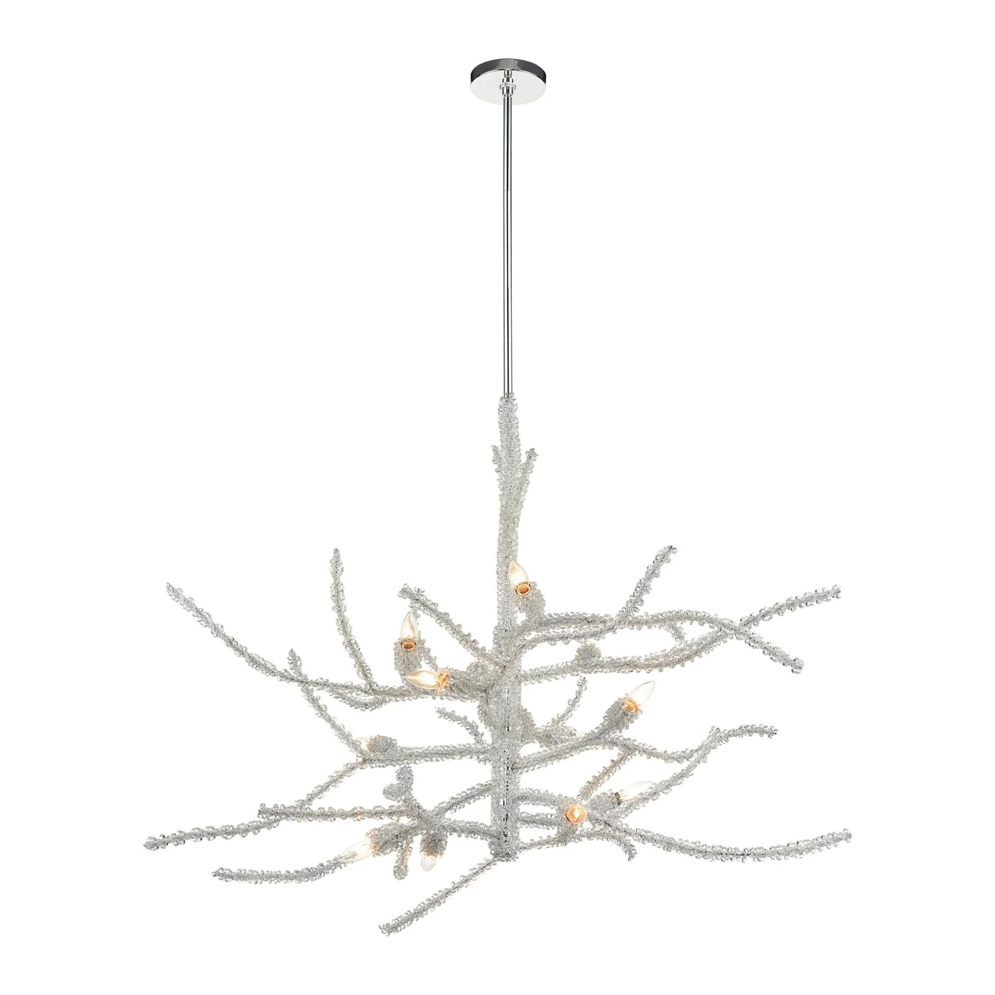 Elk Lighting Winters Spray 48 Inch 12 Light Chandelier Cp423401 - Image 2