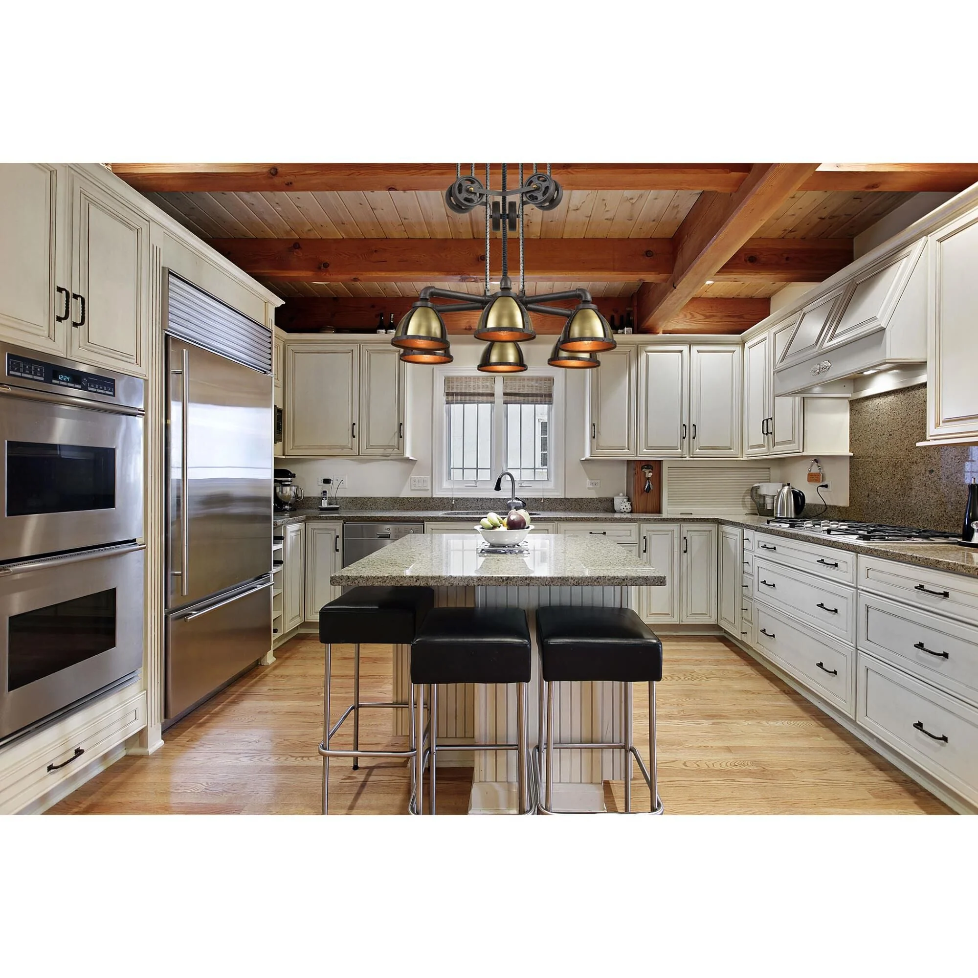 Elk Lighting Torque 36 Inch 6 Light Chandelier Cp90908 - Image 3