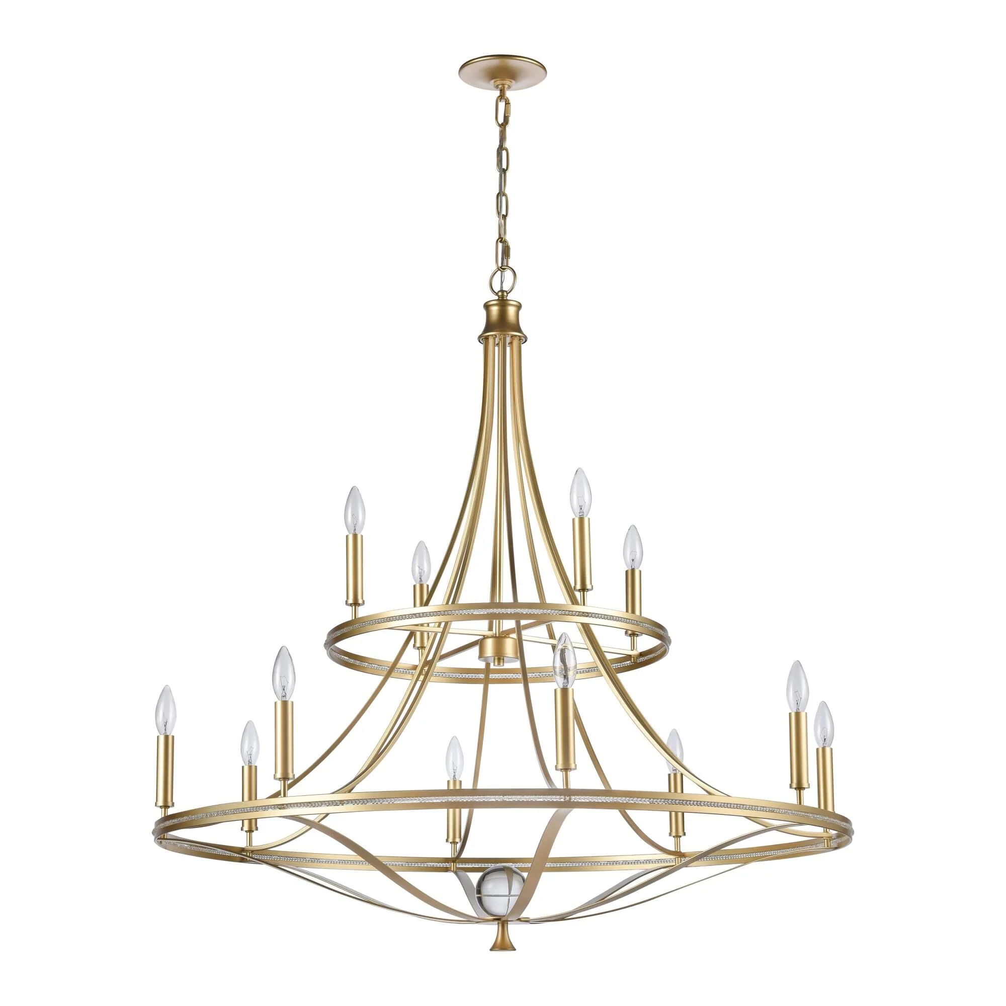 Elk Lighting Noura 40 Inch 12 Light Chandelier Cp779423 - Image 3