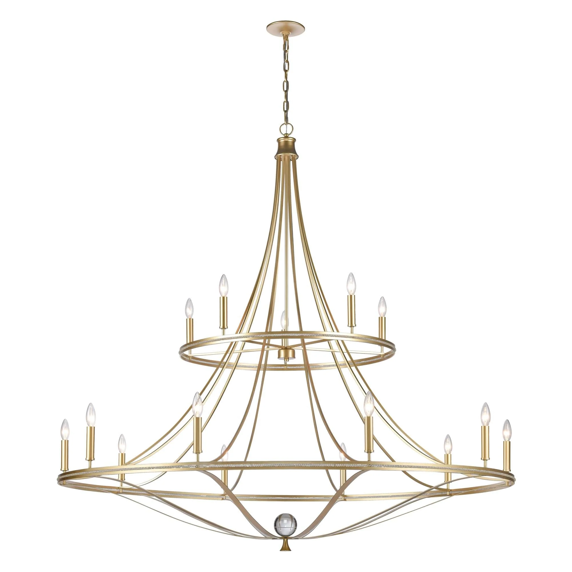 Elk Lighting Noura 60 Inch 15 Light Chandelier Cp779432 - Image 1