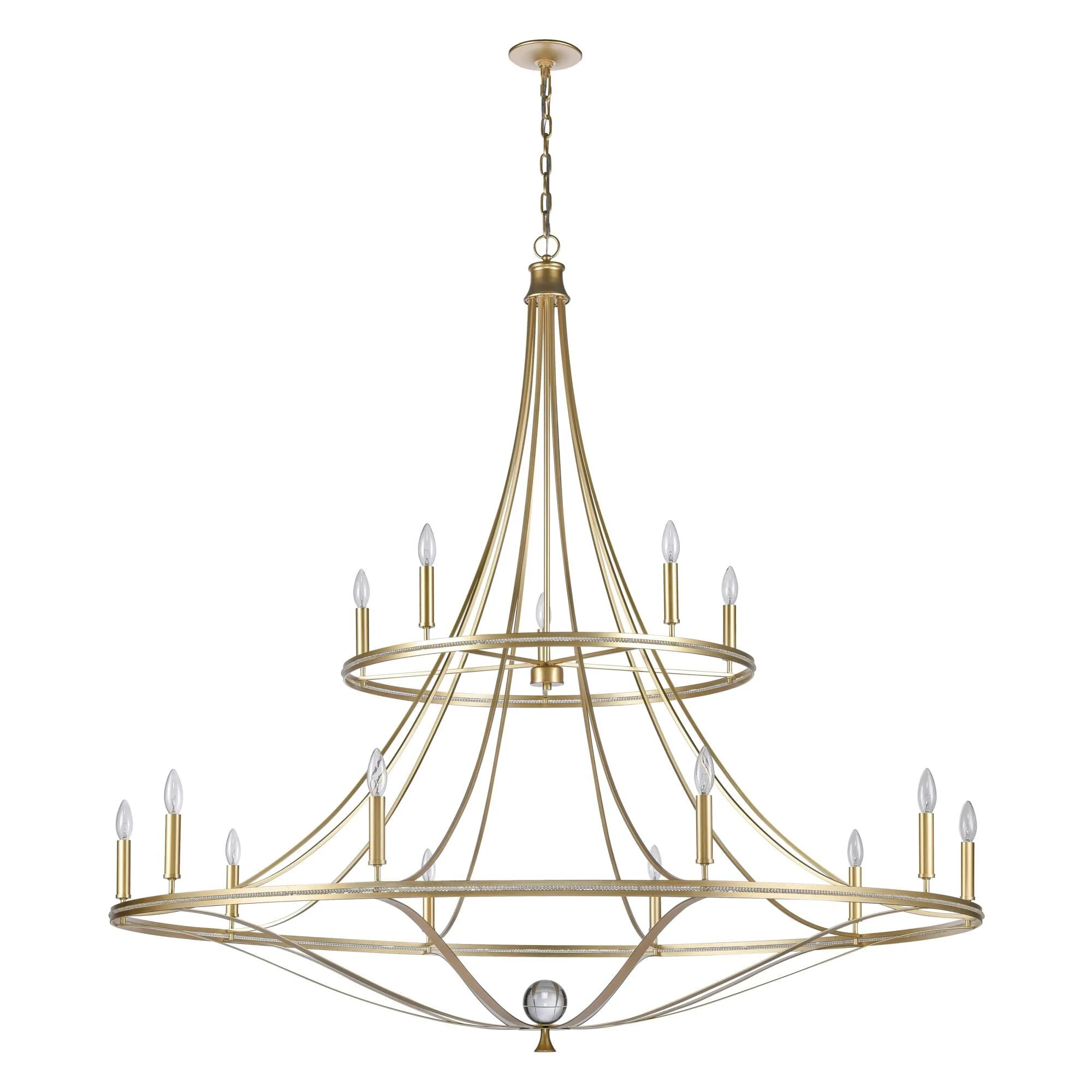 Elk Lighting Noura 60 Inch 15 Light Chandelier Cp779432 - Image 3