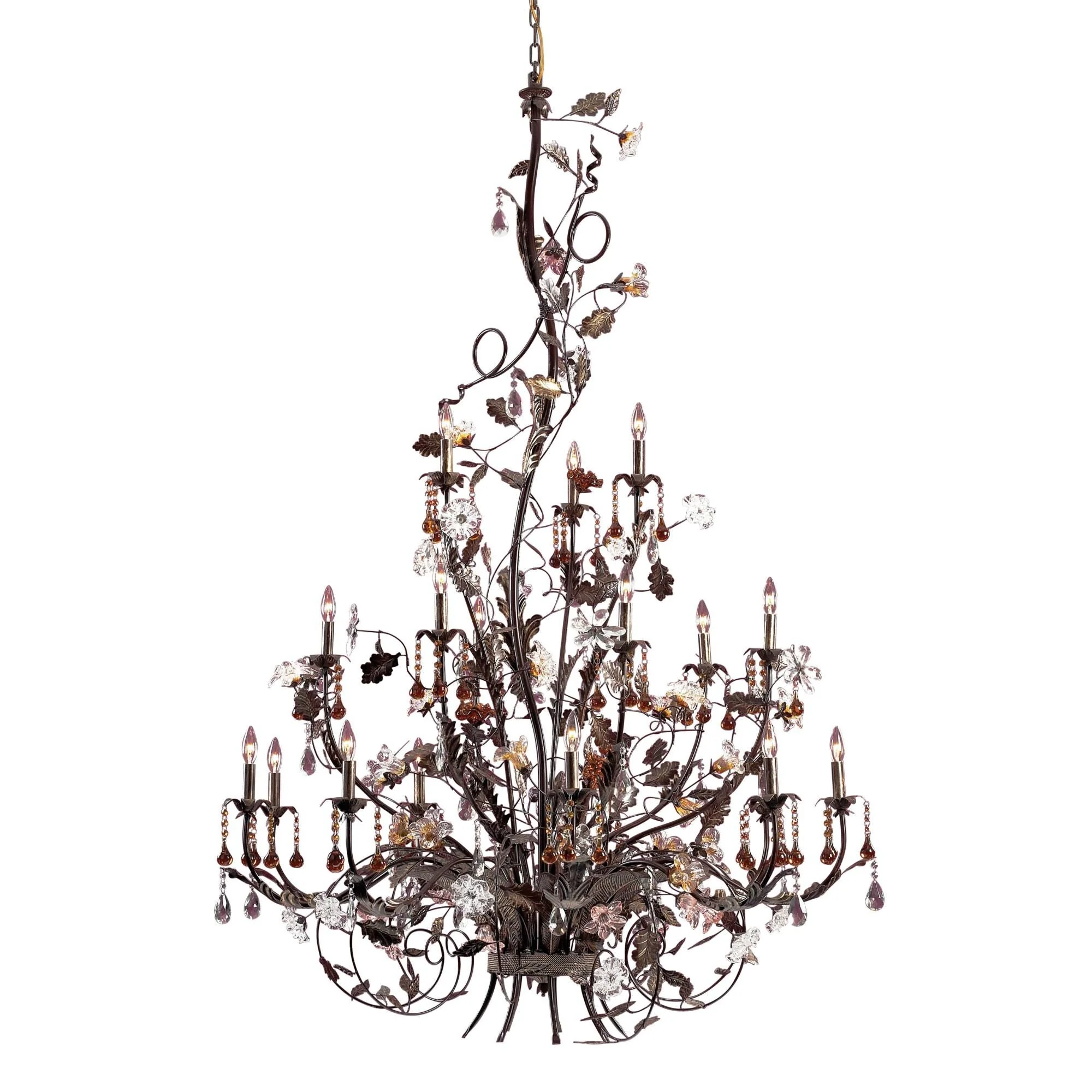 Elk Lighting Cristallo Fiore 56 Inch 18 Light Chandelier Cp107402 - Image 2