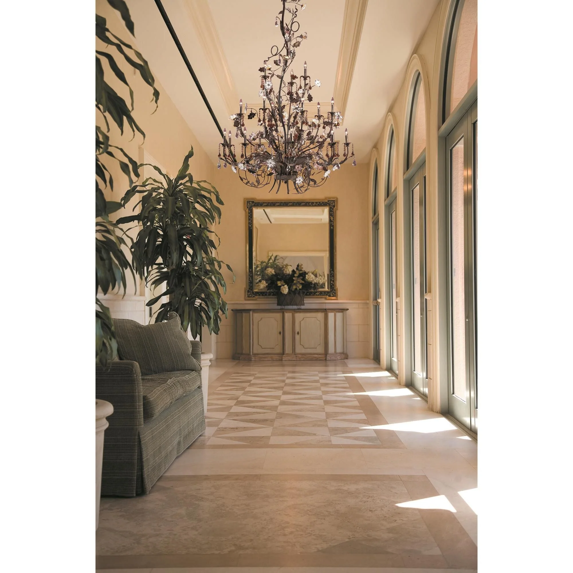 Elk Lighting Cristallo Fiore 56 Inch 18 Light Chandelier Cp107402 - Image 3