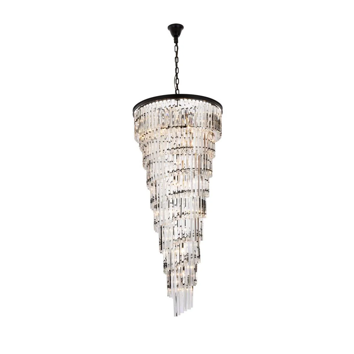Elegant Lighting Sydney 30 Inch 35 Light Chandelier Cp791514 - Image 1