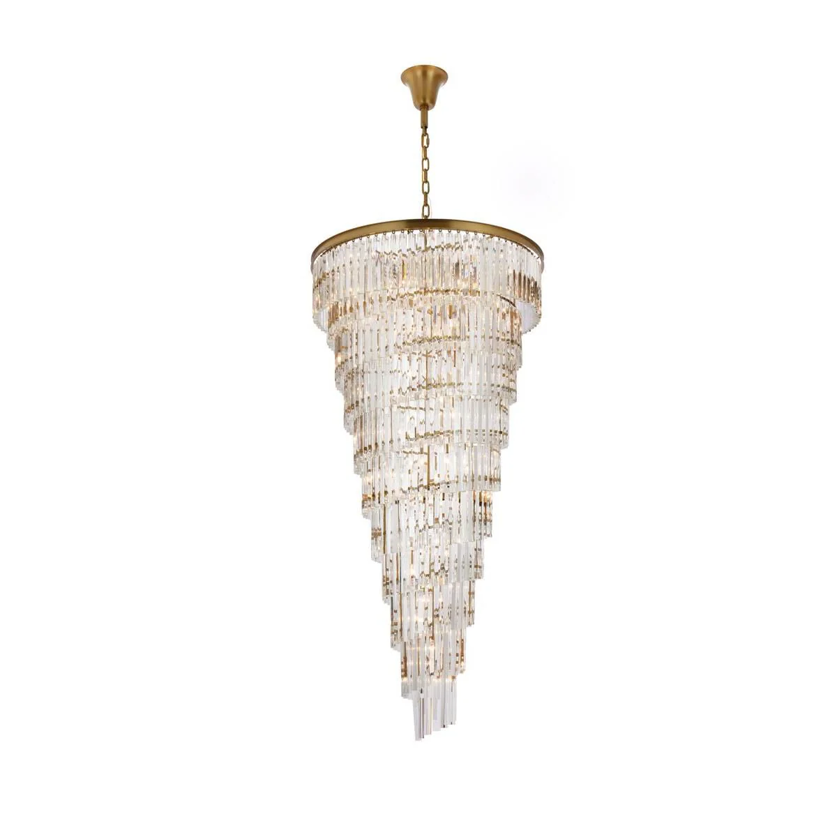 Elegant Lighting Sydney 36 Inch 42 Light Chandelier Cp791515 - Image 3