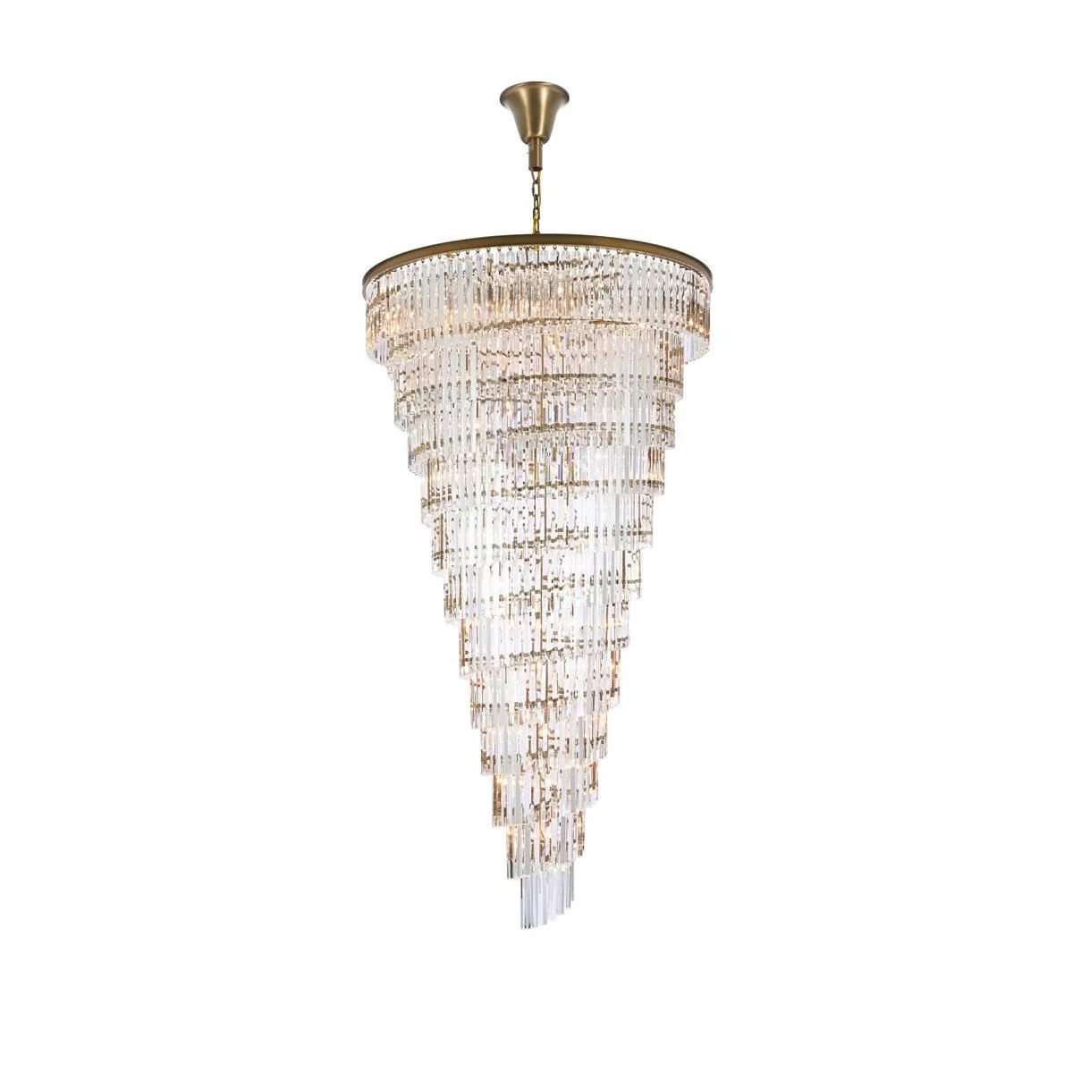 Elegant Lighting Sydney 48 Inch 58 Light Chandelier Cp791516 - Image 2