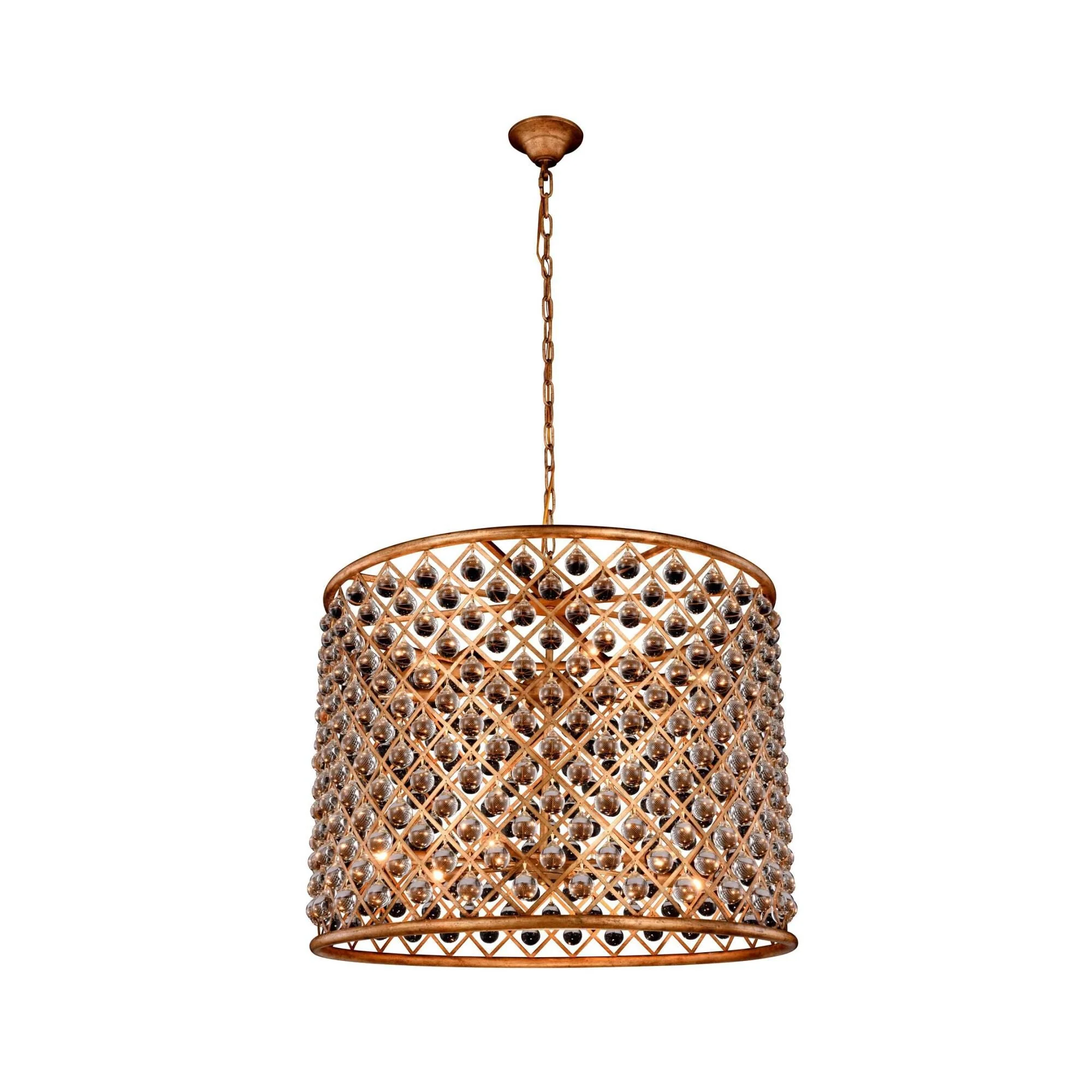 Elegant Lighting Urban Classic Madison 35 Inch 12 Light Chandelier Cp13881 - Image 1