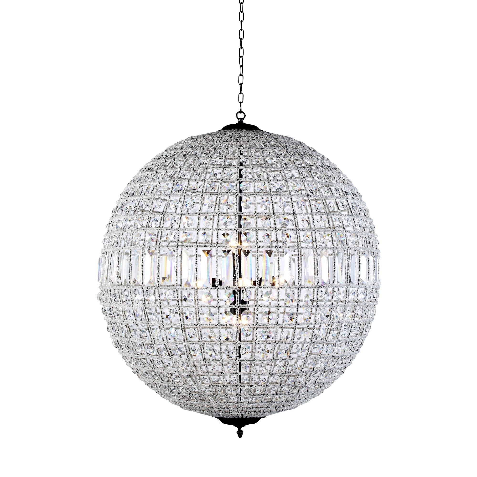 Elegant Lighting Urban Classic Olivia 36 Inch 8 Light Chandelier Cp385509 - Image 2