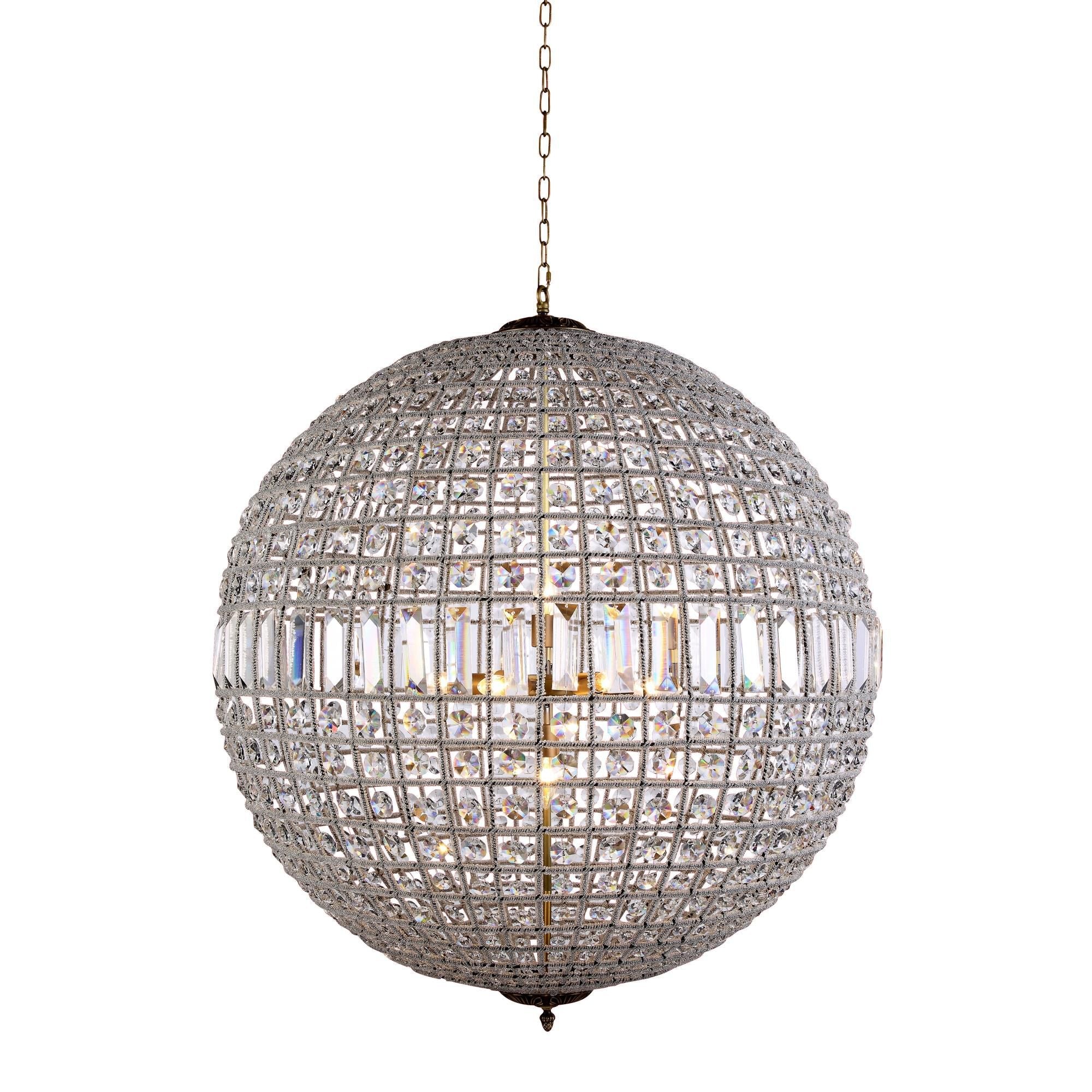 Elegant Lighting Urban Classic Olivia 36 Inch 8 Light Chandelier Cp385509 - Image 3