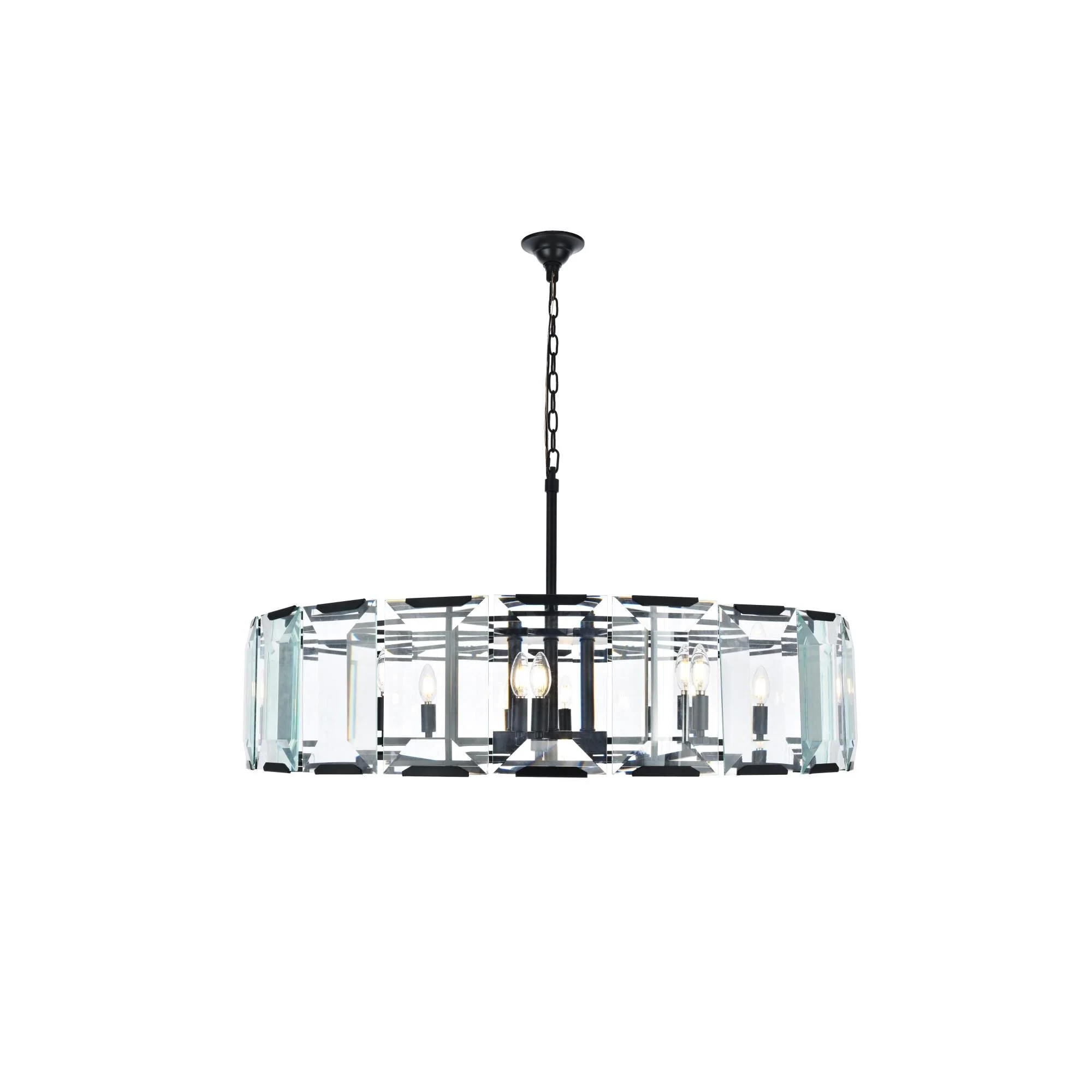 Elegant Lighting Urban Classic Monaco 43 Inch 10 Light Chandelier Cp385444 - Image 1